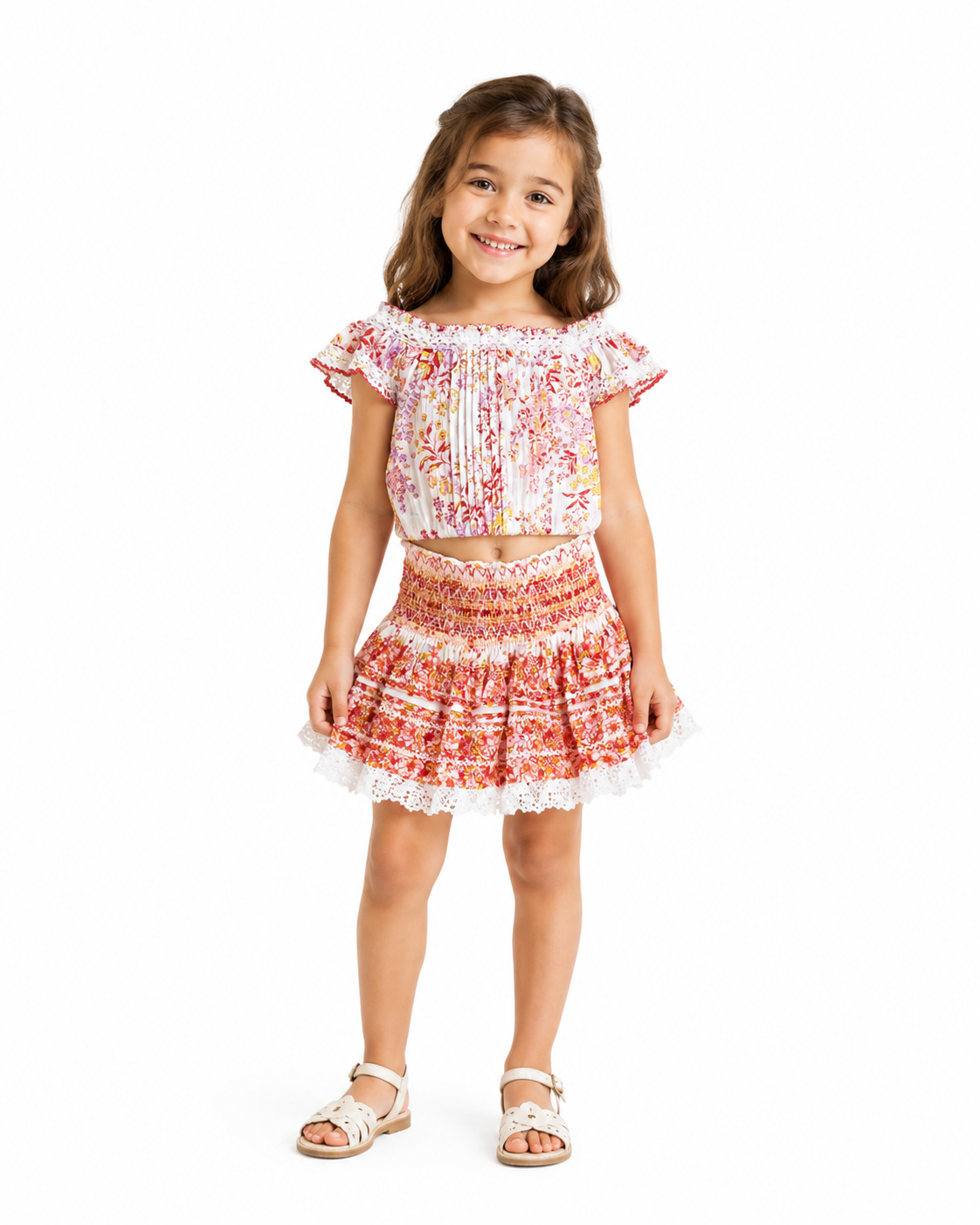 Top Alba Ct Stripe Kids Pink Queen Liberty