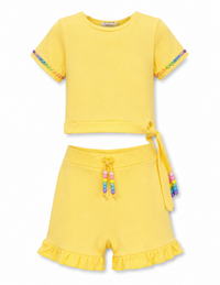 Candy Gem Bead Ruffle Set