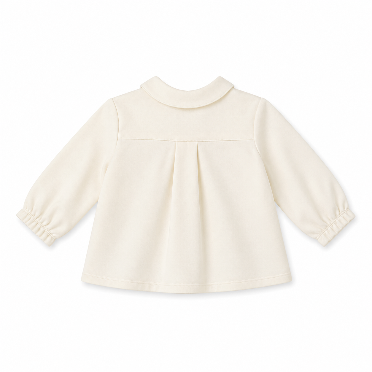 White Viyela Shirt For Baby