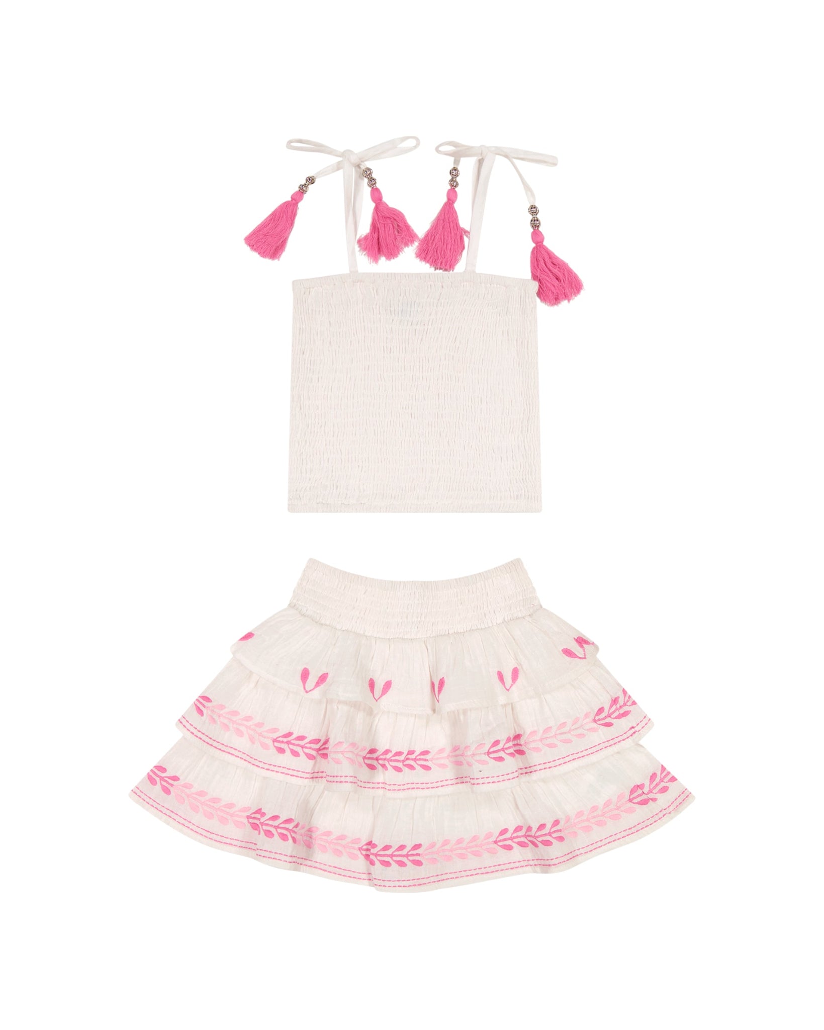 طقم لويزا من بلوزة وتنورة