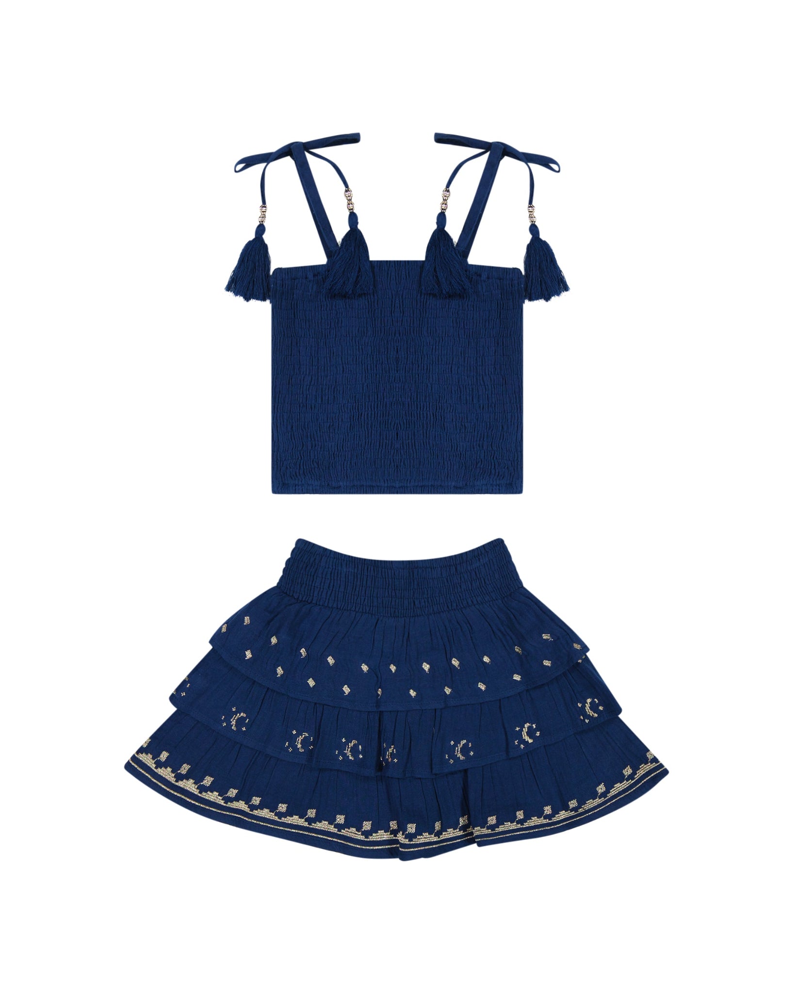 طقم لويزا من بلوزة وتنورة