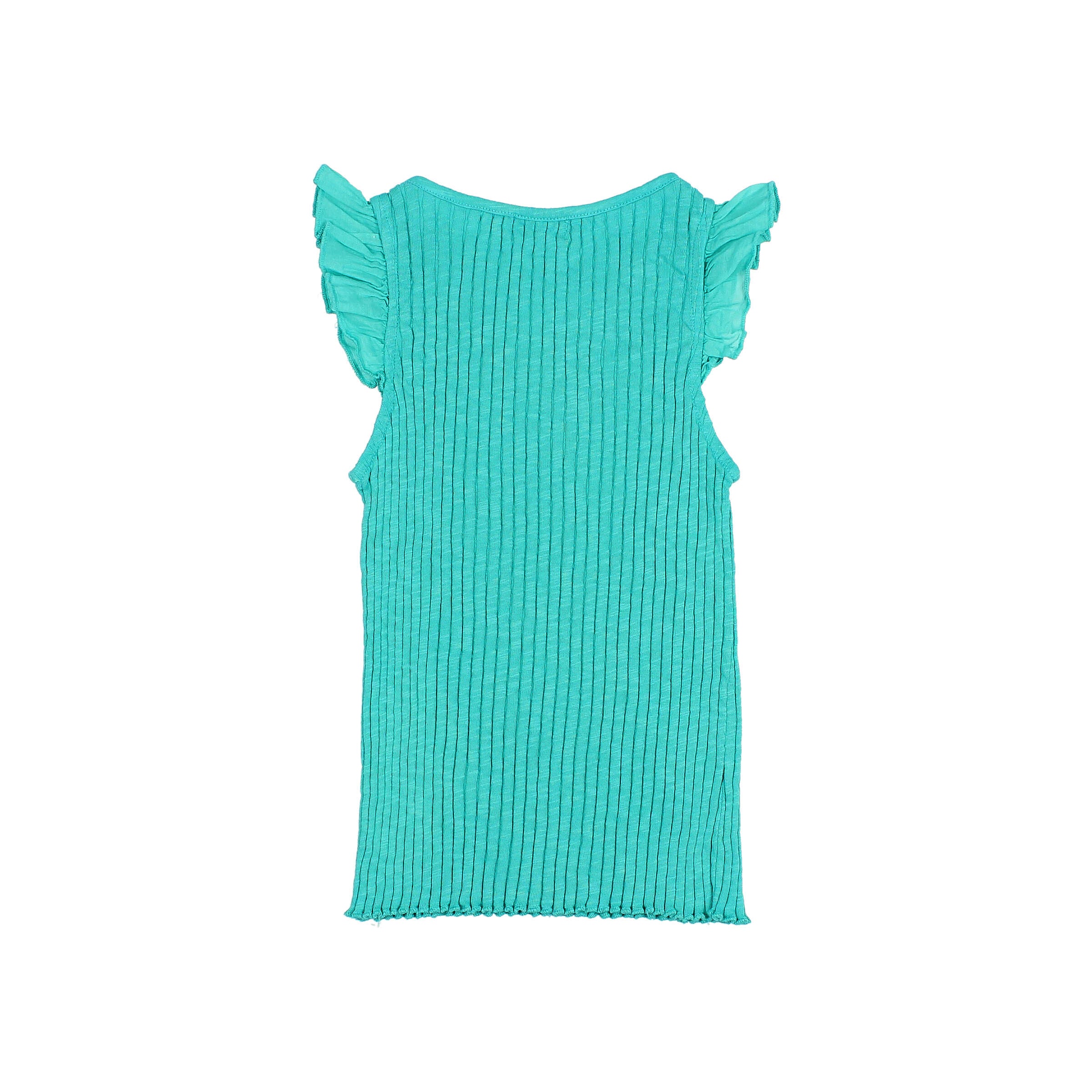 RIB Ruffle T-shirt