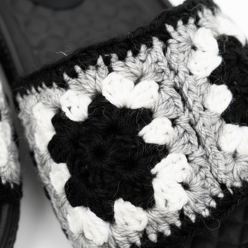 BLACK SQUARE CROCHET