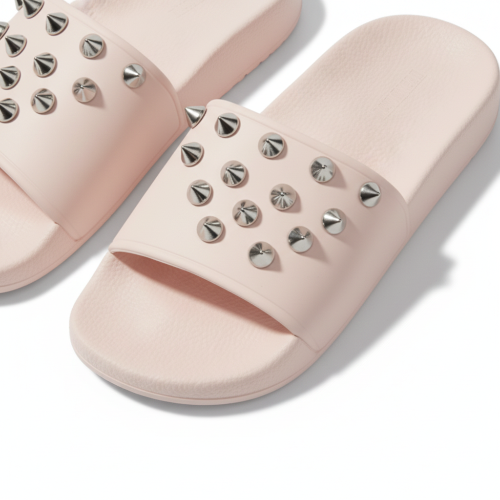 Beige Metal Studs