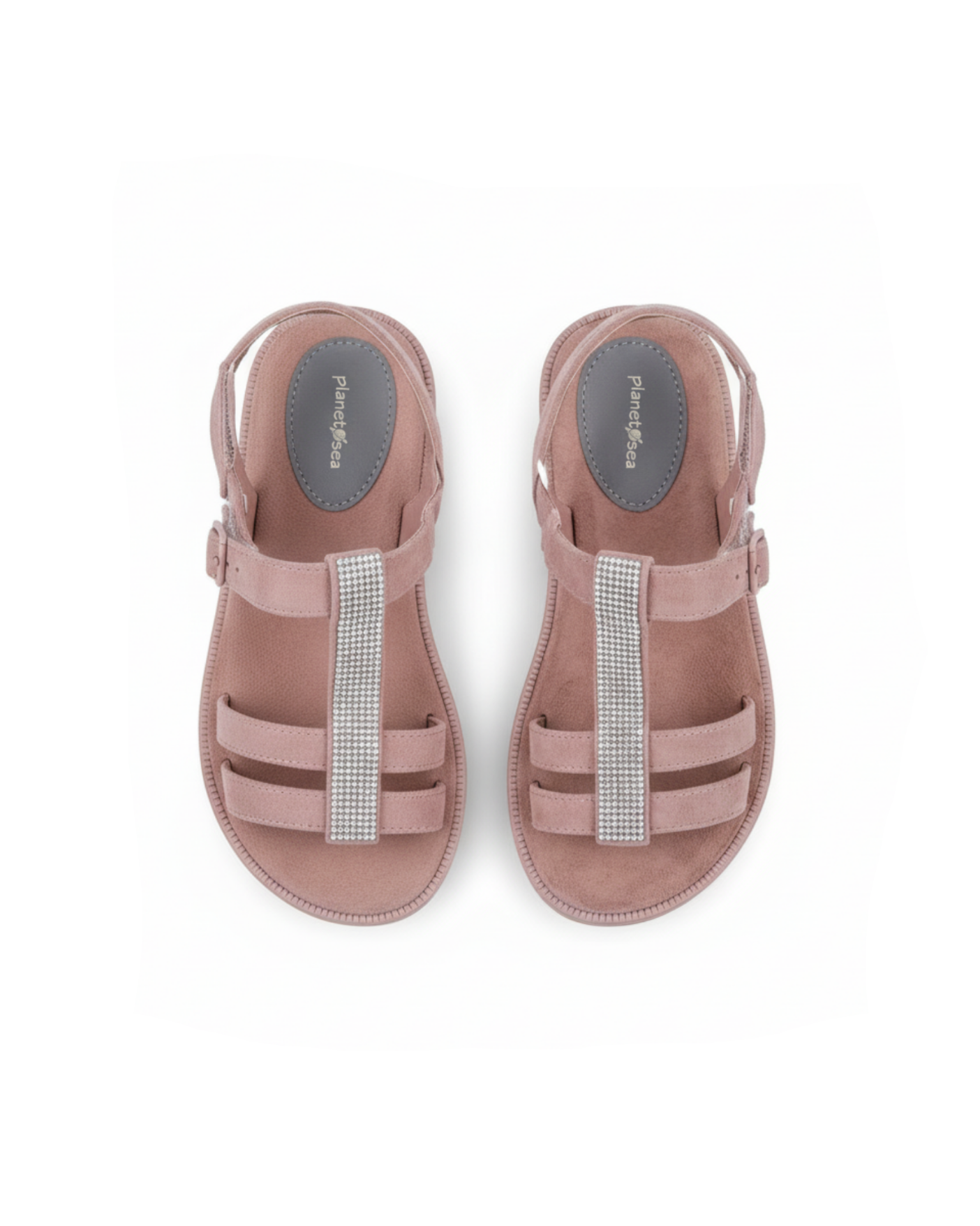 Rose Gold Crystal Center