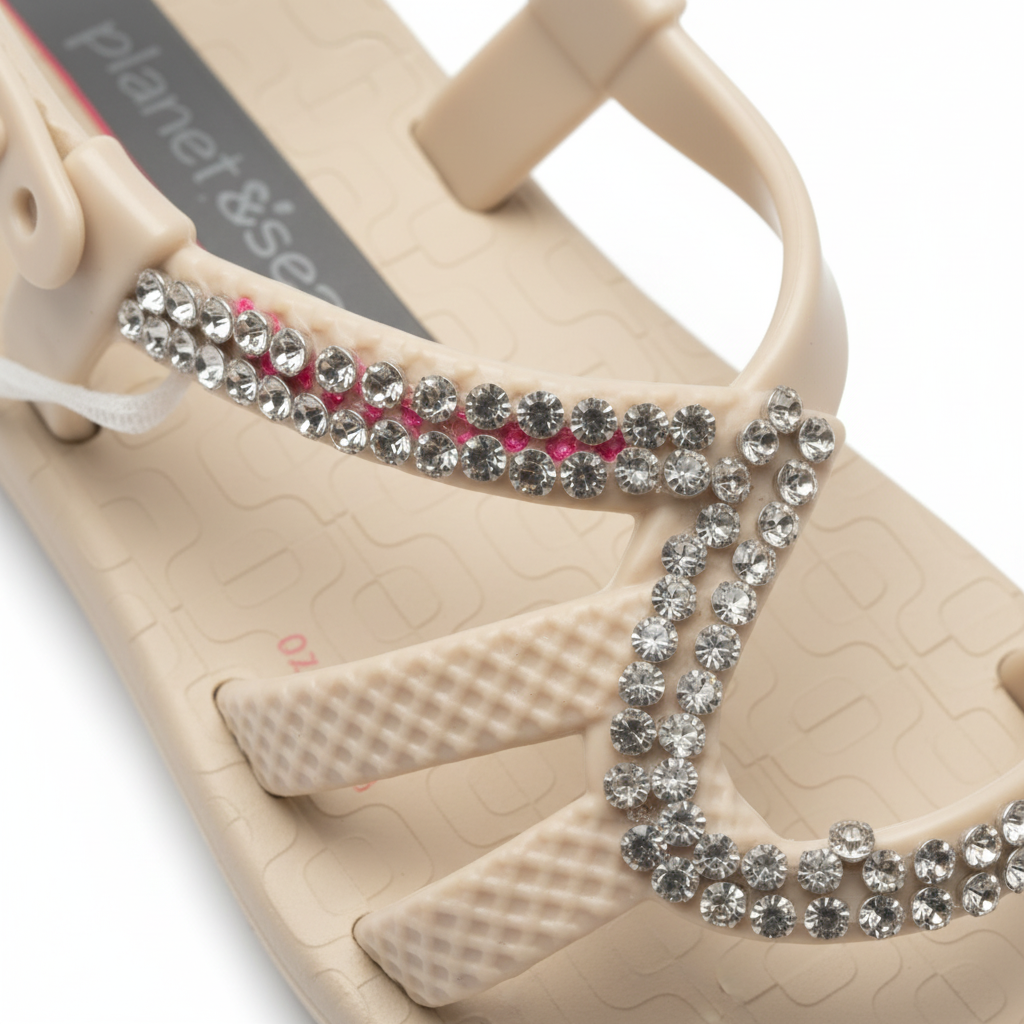 BEIGE CRYSTAL DETAIL