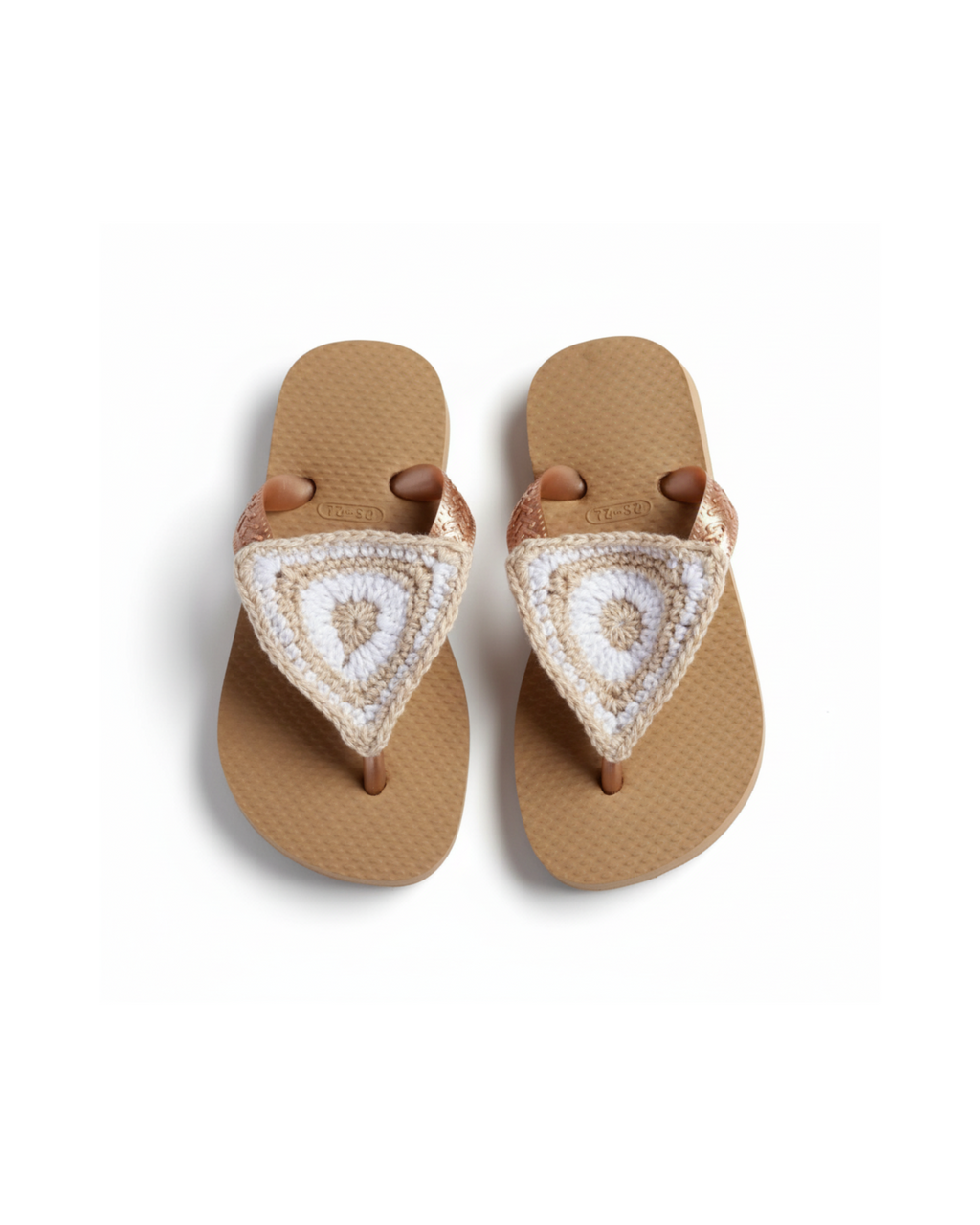 TAN TRIANGLE CROCHET