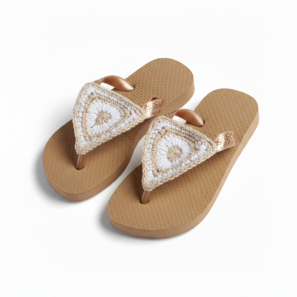 TAN TRIANGLE CROCHET
