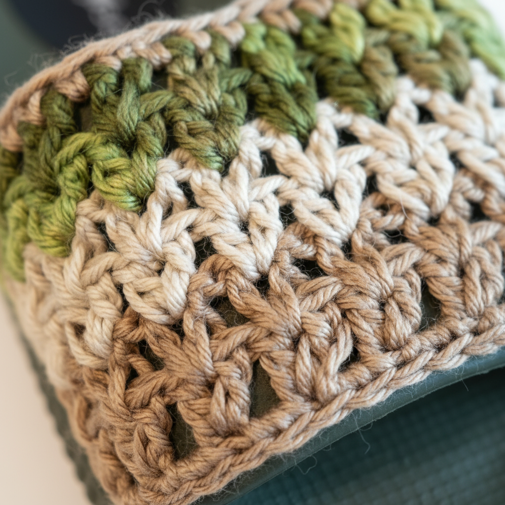 Olive Crochet Detail