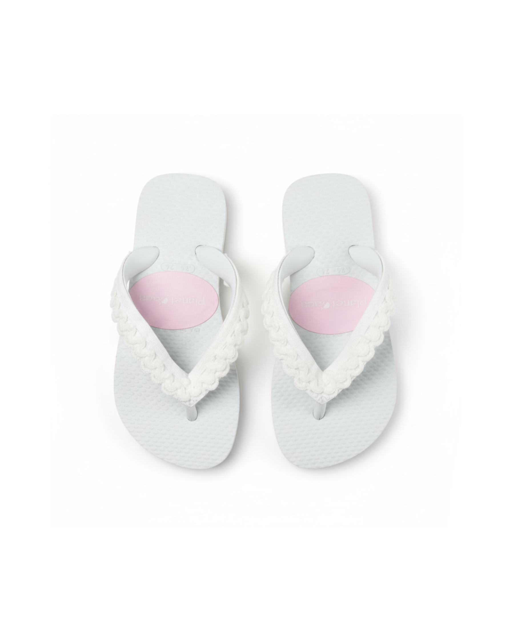 WHITE ZIG ZAG ELASTIC