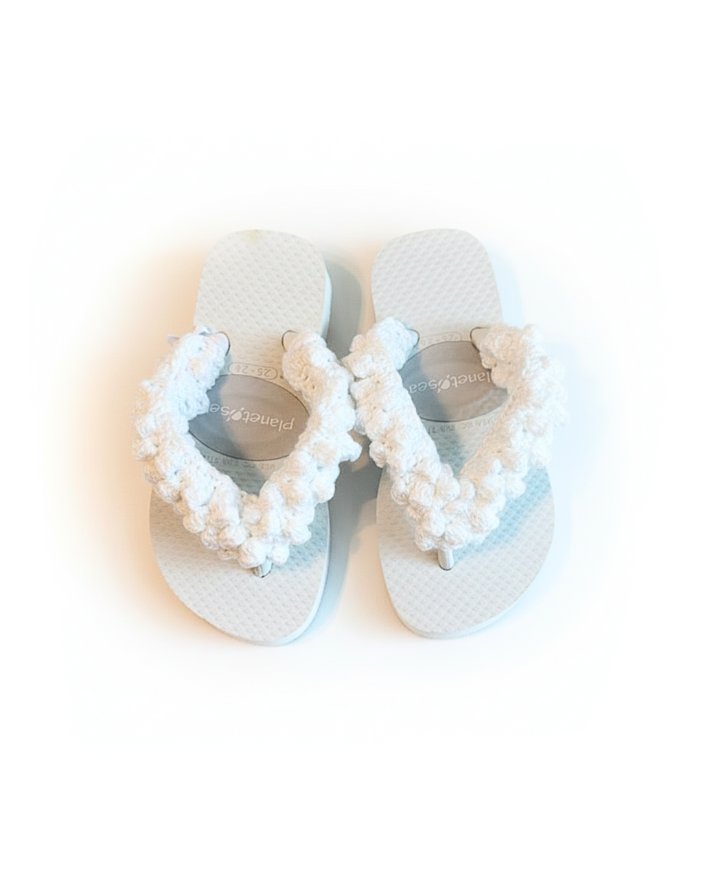 WHITE POPCORN CROCHET