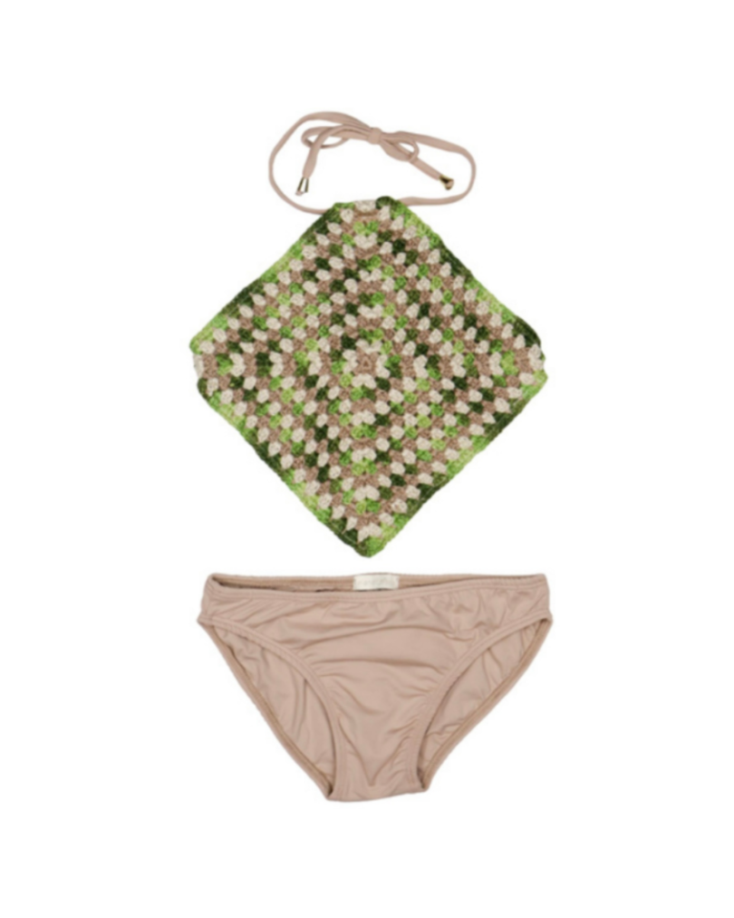 2 PC Square Top Crochet