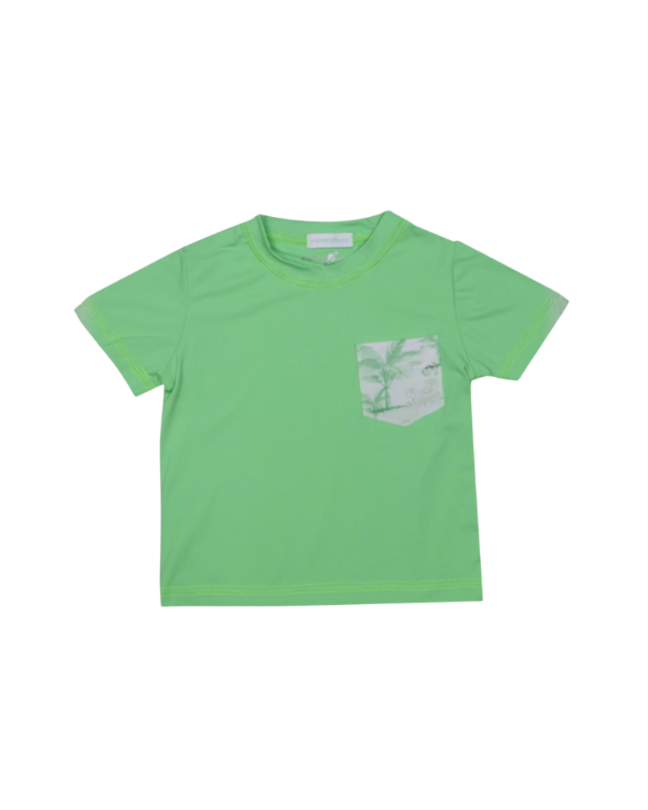 MINT SHORT SLEEVE RASHGUARD WITH POCKET KAUAI MINT