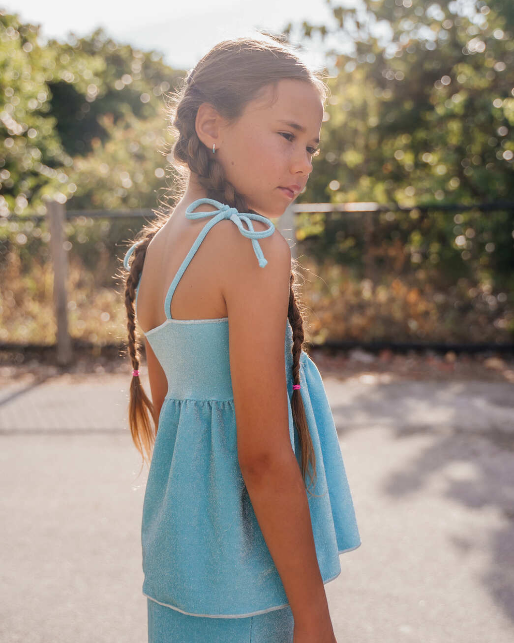 VERA SET LUREX SKY