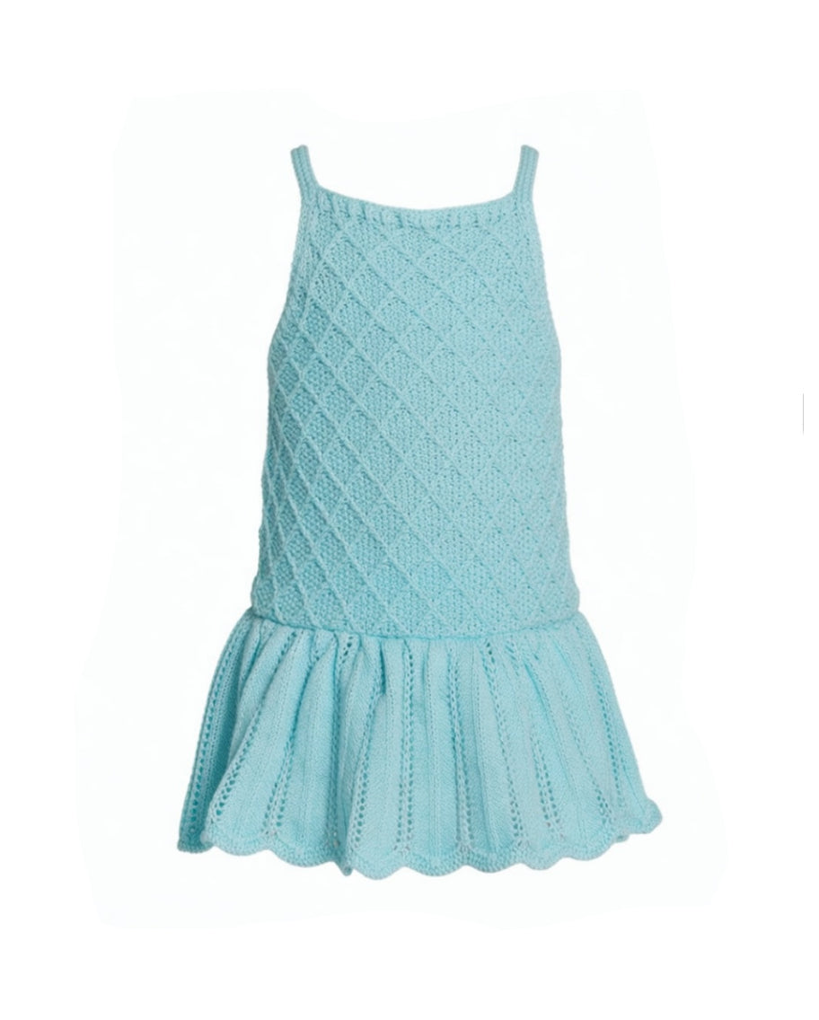 Aquamarine Skirt Romper