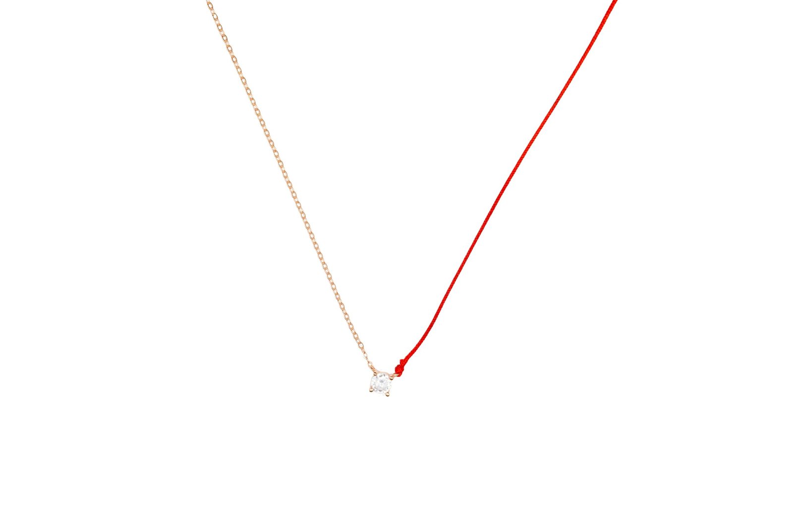 Romantic Love Heart Round Raindrop Oval Charm Necklace - Red image