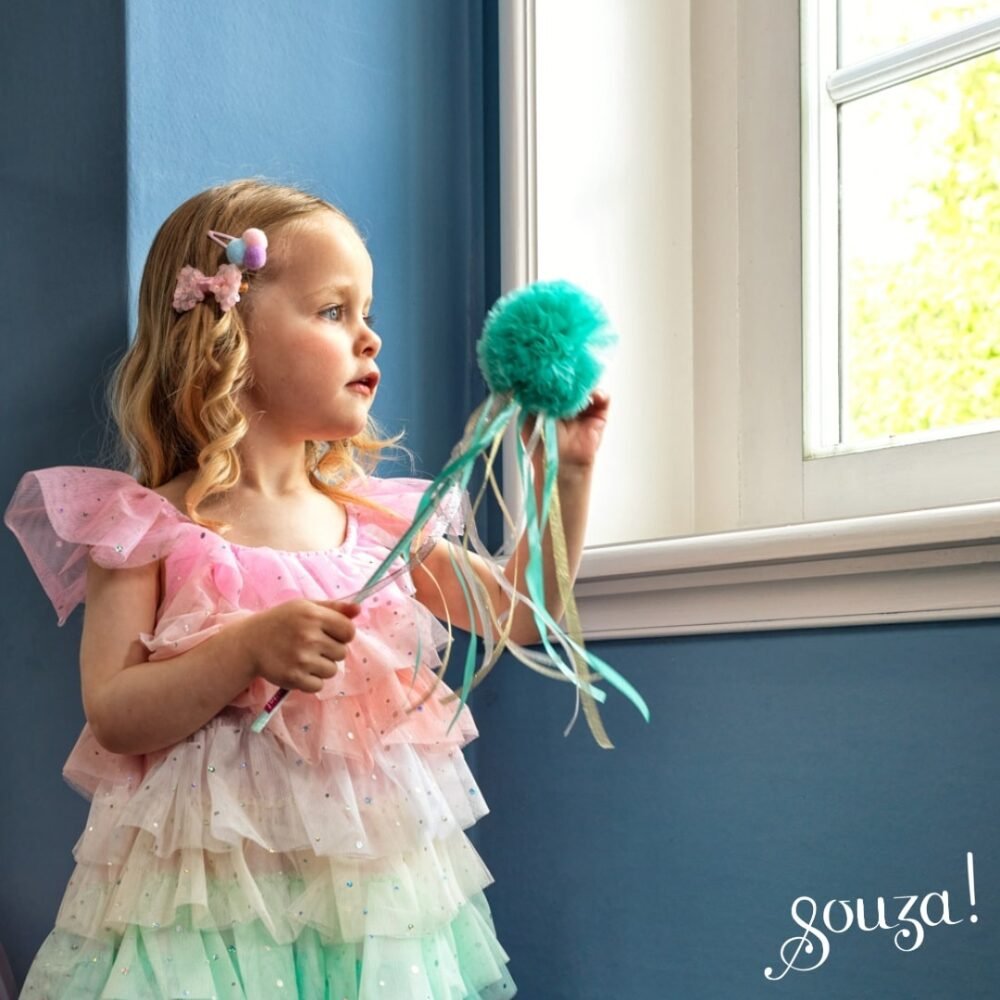 Hair clips ice cream purple (2 pcs/card, 1 card) image 2