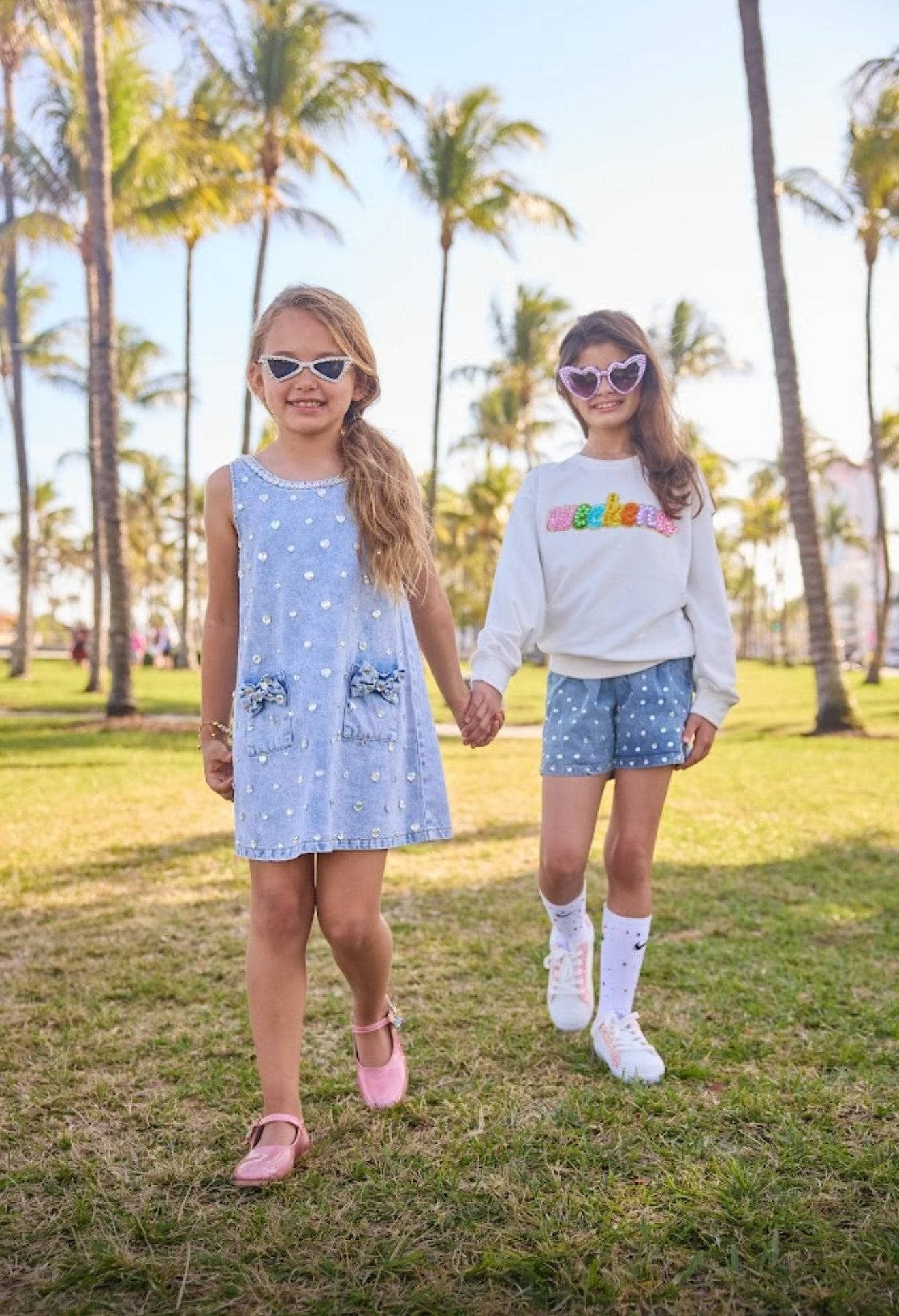 Rocker Crystal Denim Shorts   image 3