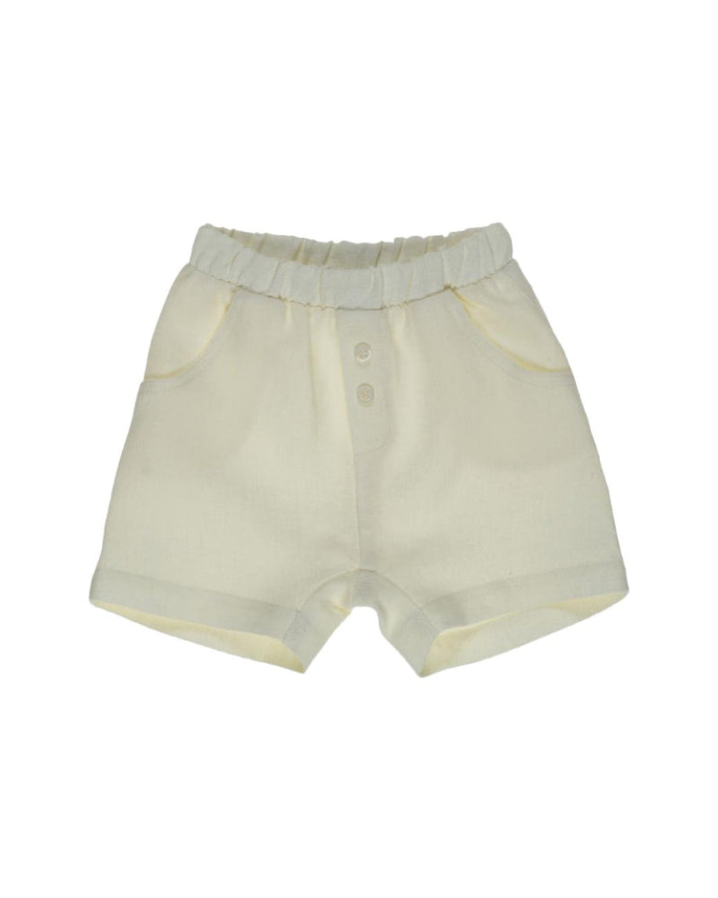 Linen Bermuda Pear Sorbet Shorts image 0