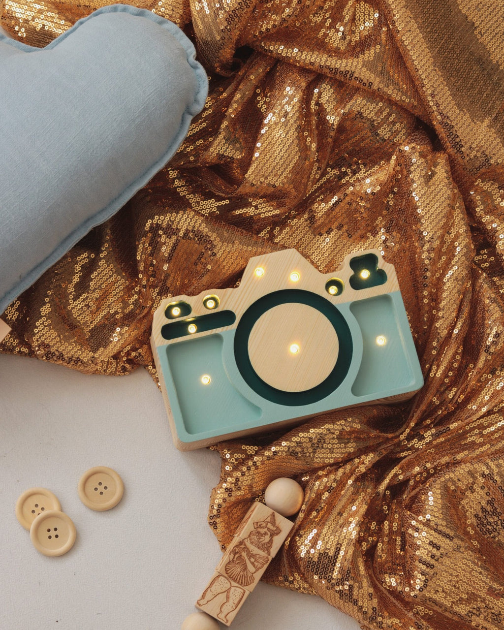 Camera Mini Lamp - Green image