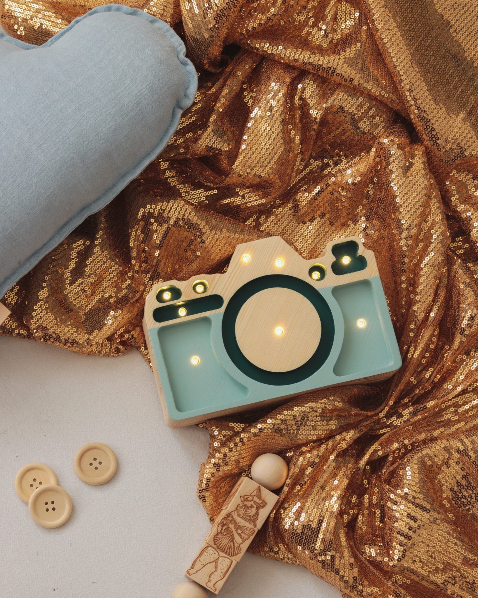 Camera Mini Lamp - Green image