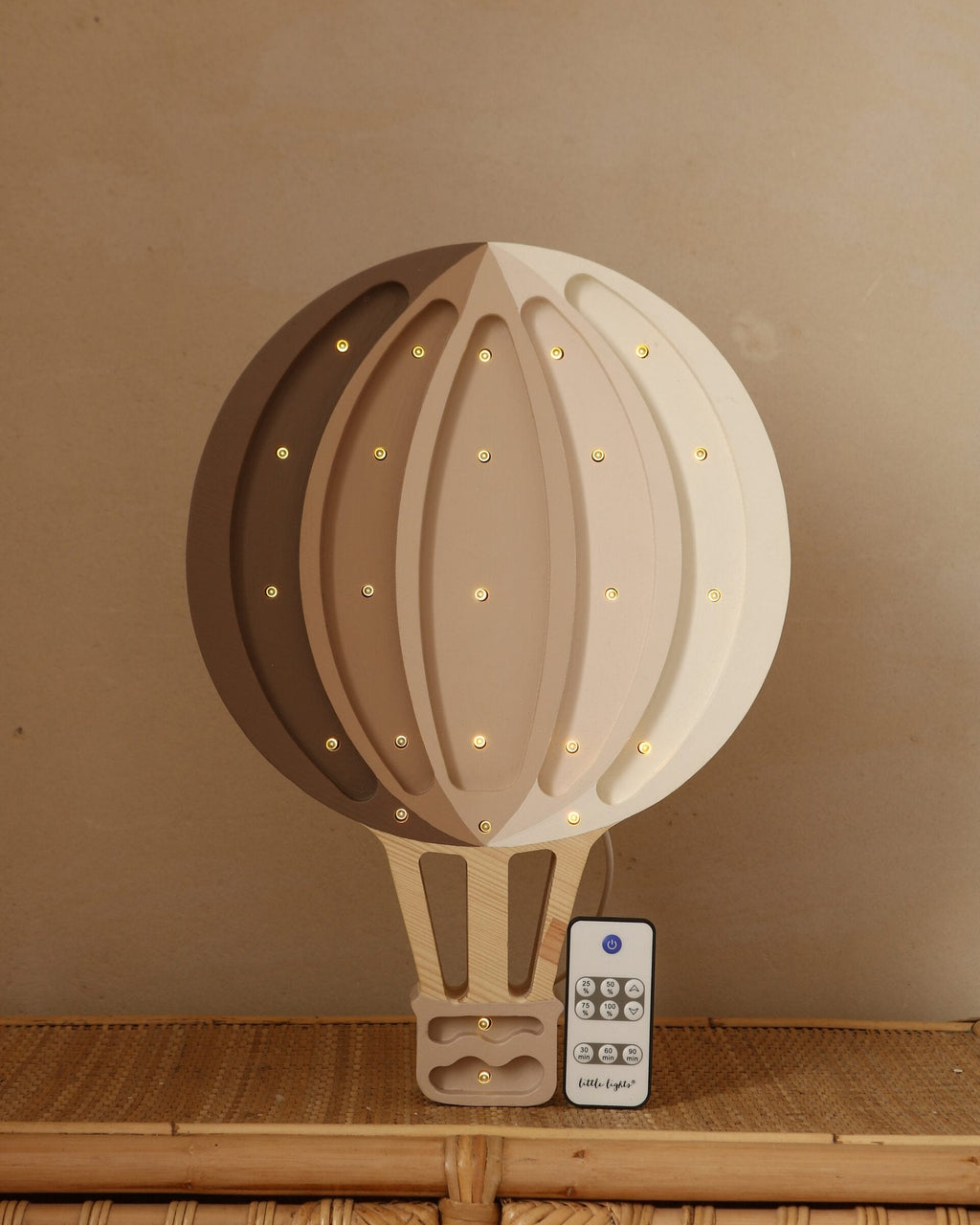Hot Air Baloon Lamp Blue Rainbow image 7