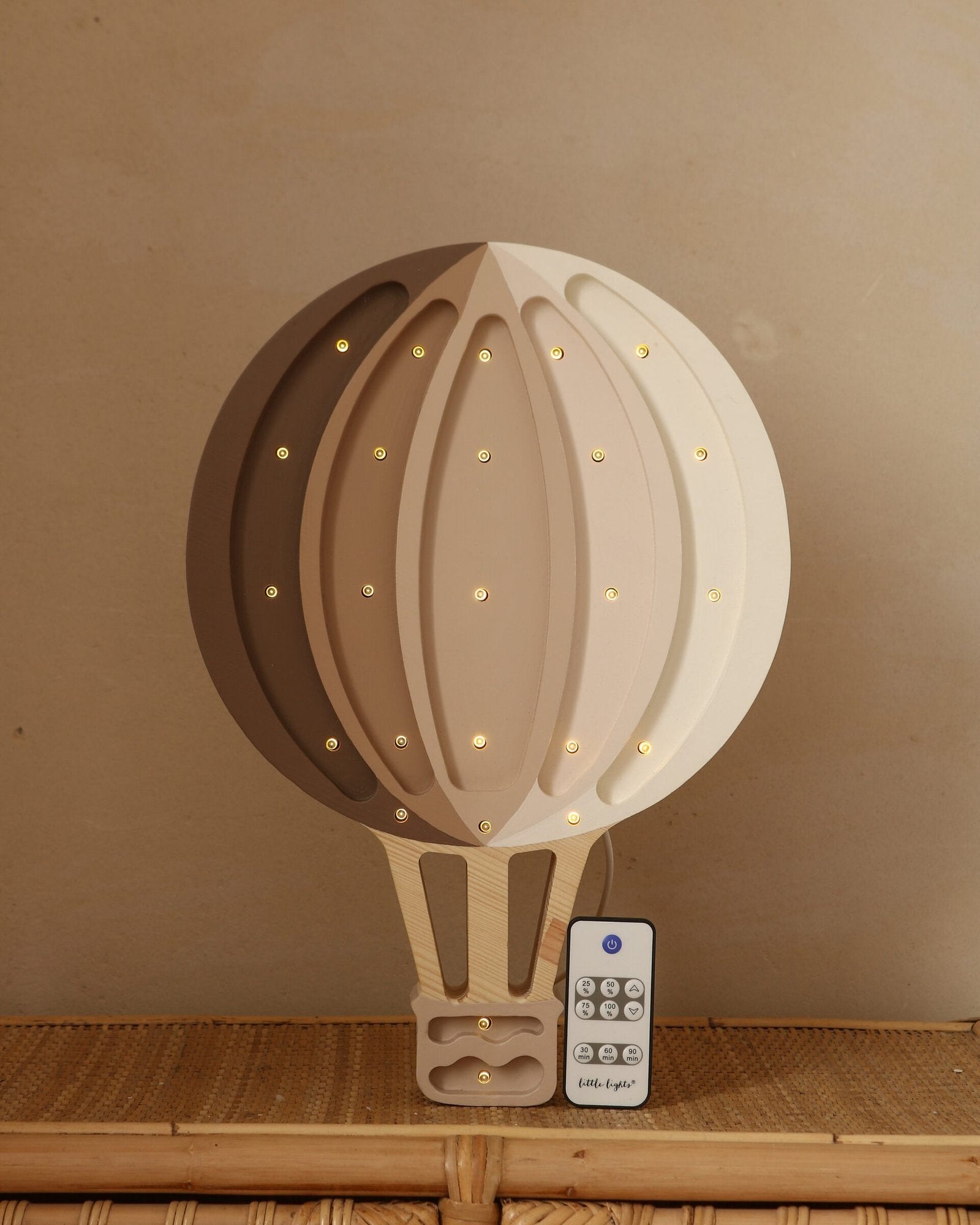 Hot Air Baloon Lamp Blue Rainbow image 7