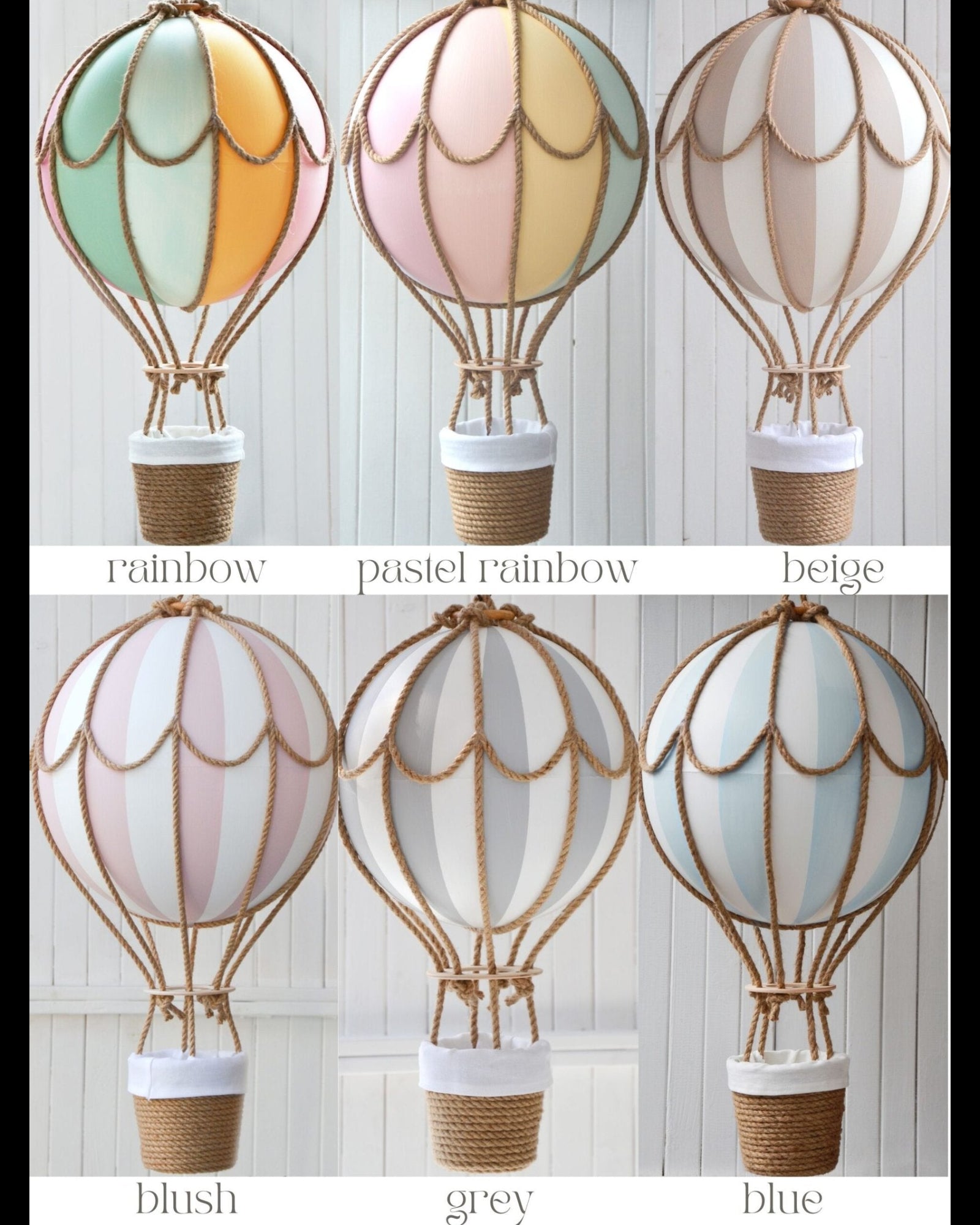 Hot Air Balloon Decor (Size L) image 2