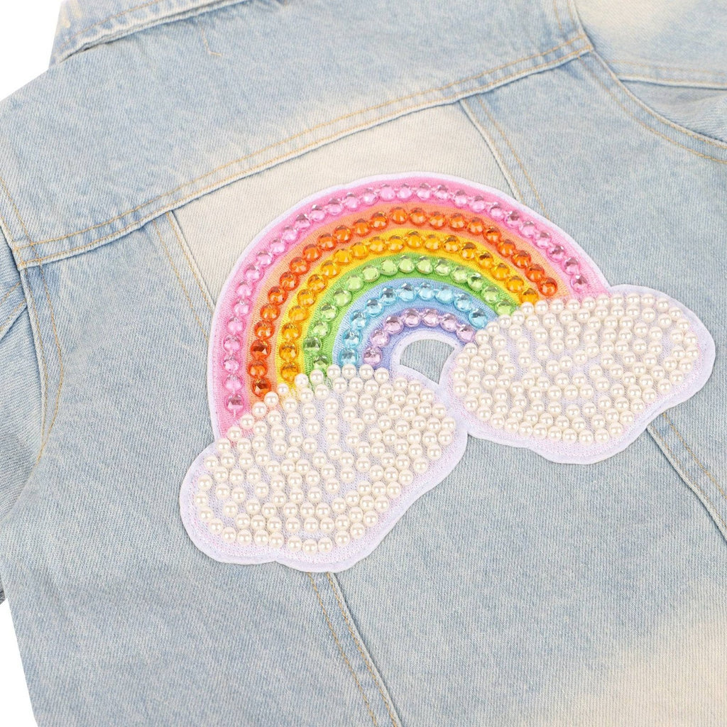 Rainbow Pearl Denim Jacket   image 3
