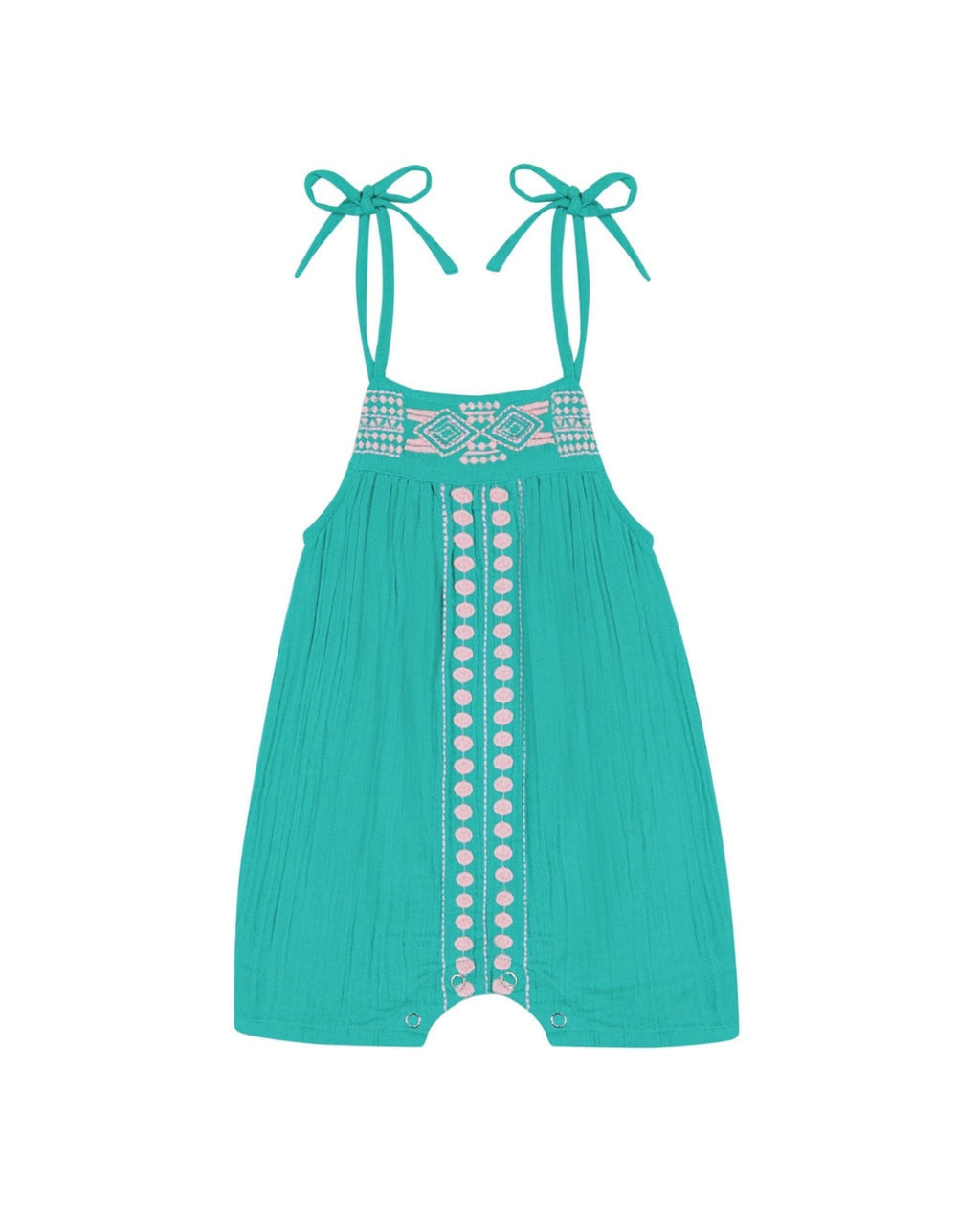Marley Shoulder Tie Baby Romper image 0