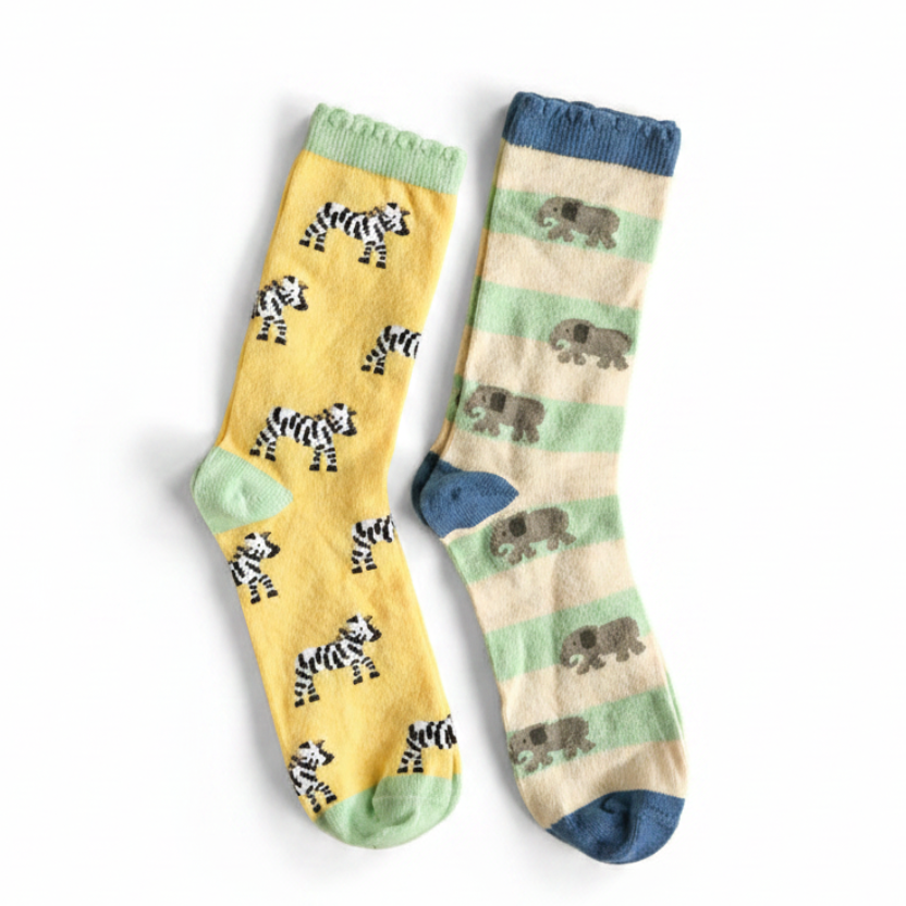 Safari Fun 2 Pack Socks