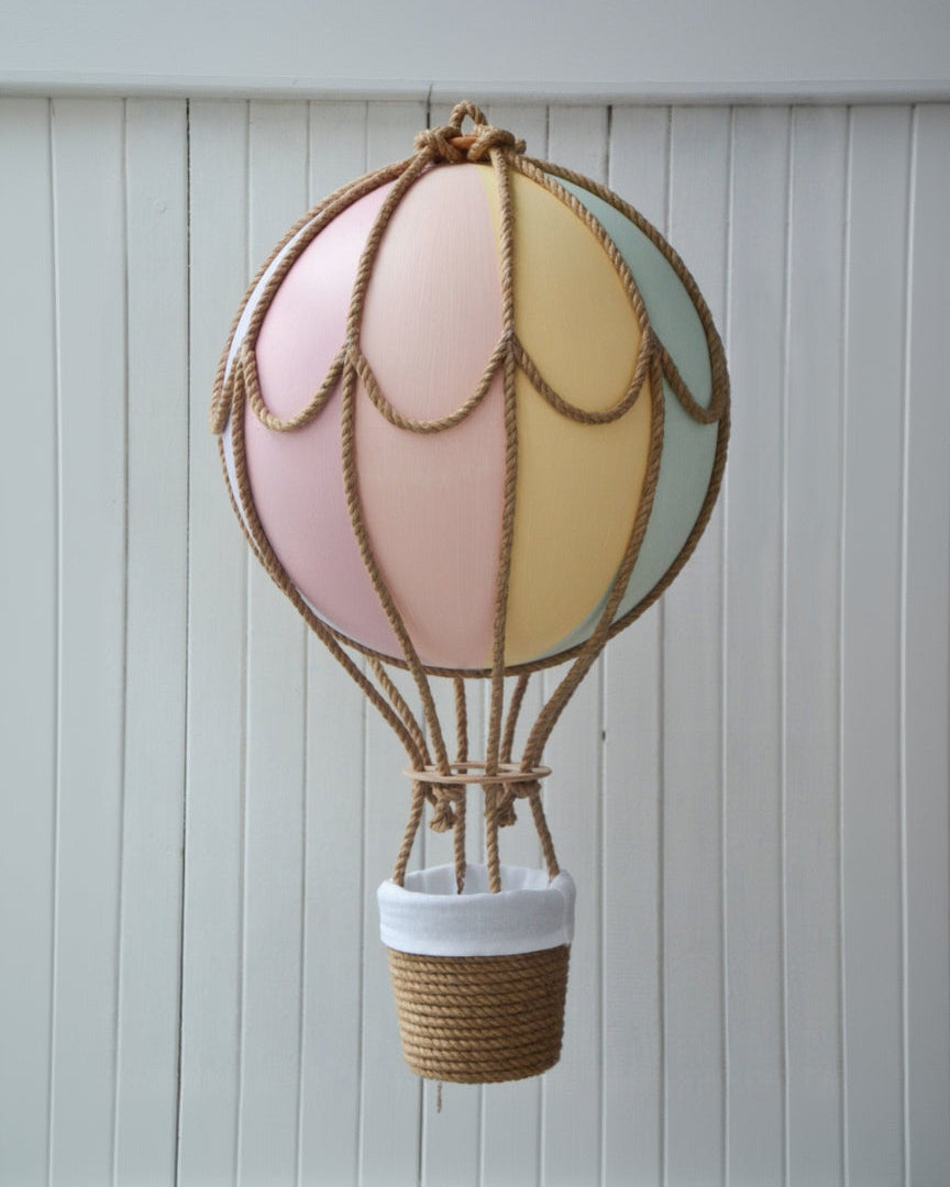 Hot Air Balloon For Nursery (Size XS) - Rainbow image