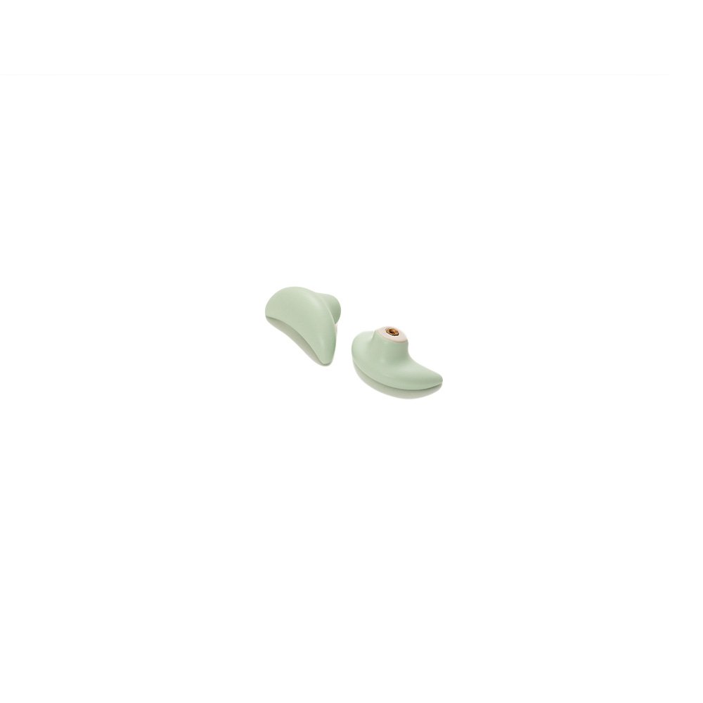 Modern Ceramic Green- Moon Drawer Handle, Cartoon Style image 0