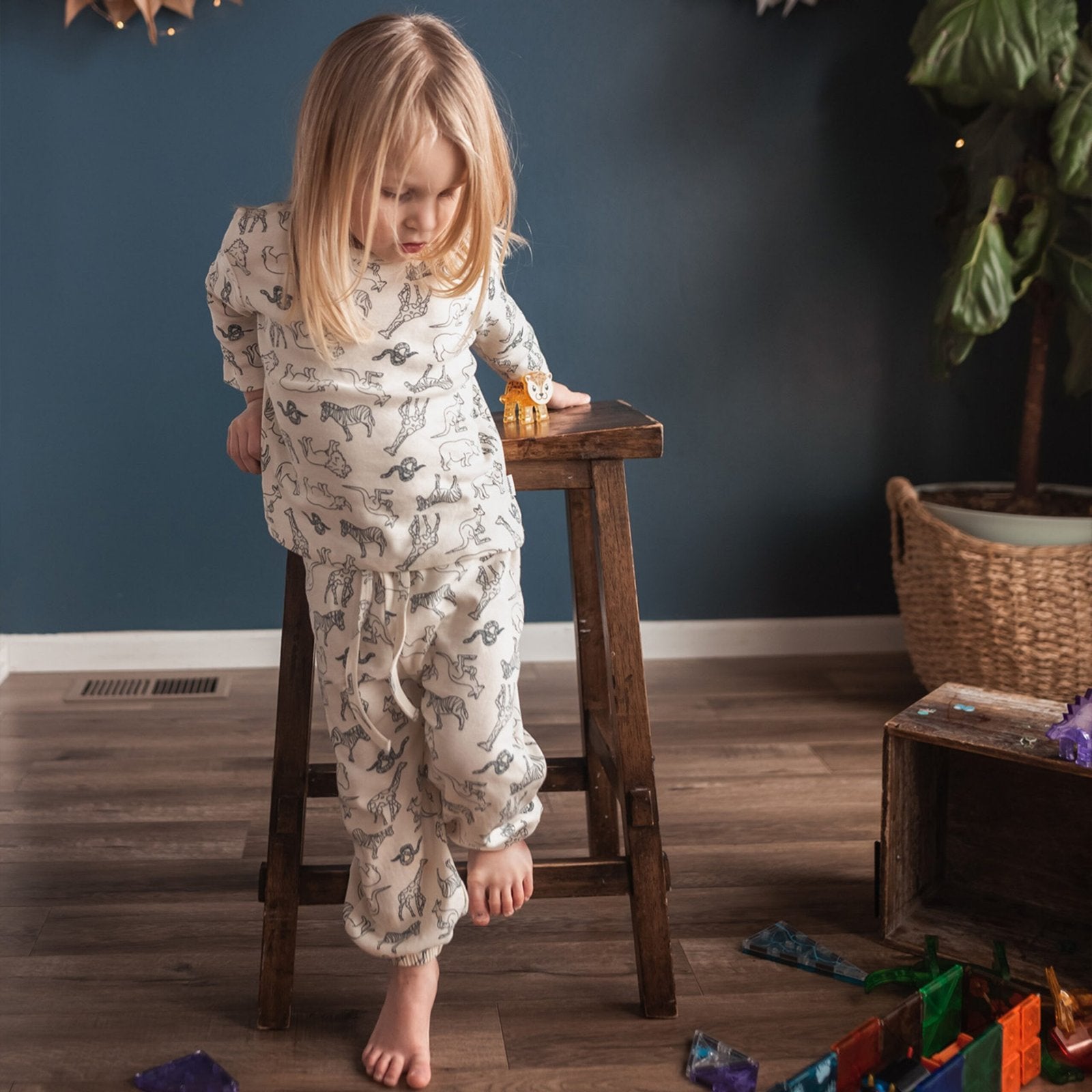 Animal Kingdom Rib Long Sleeve &  Pants Set image 0