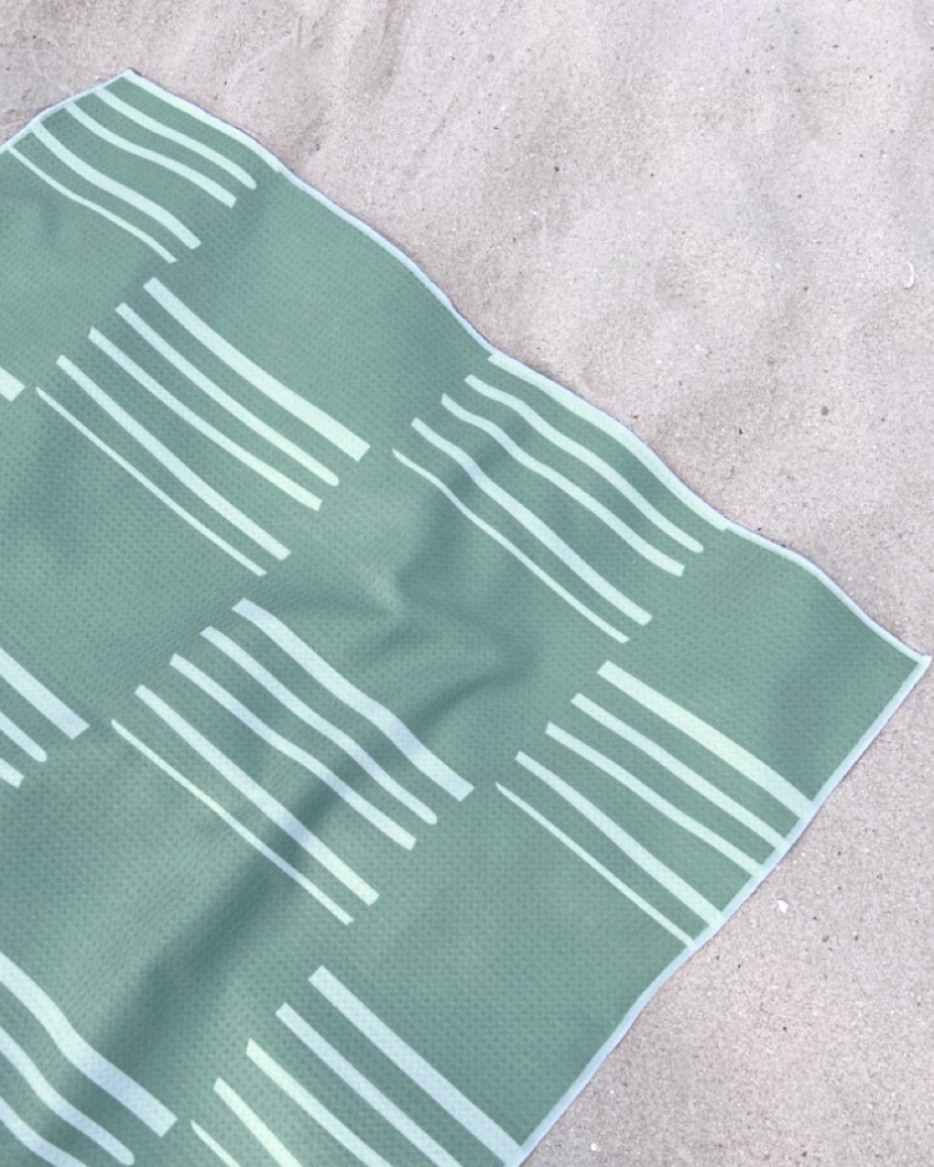 Stripe| Sand Free Beach Towel image 0