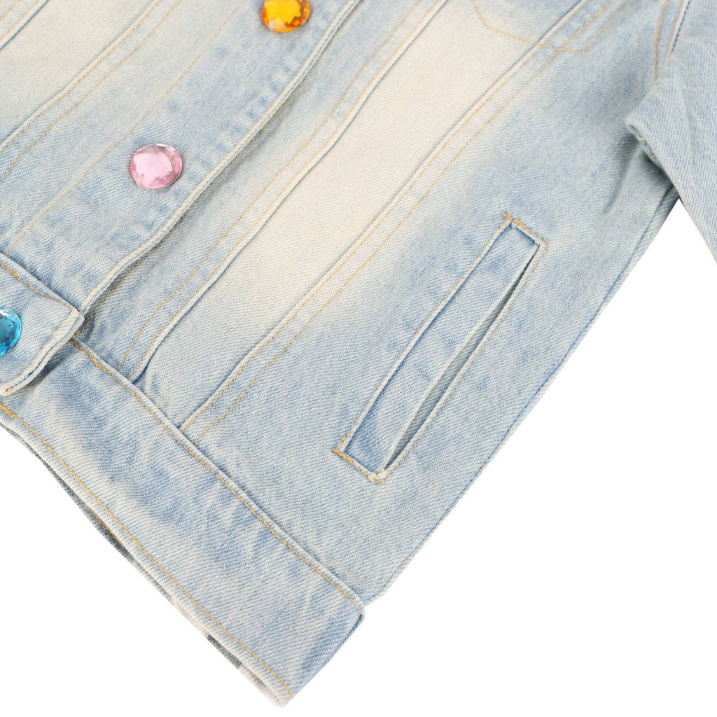 Rainbow Pearl Denim Jacket   image 2
