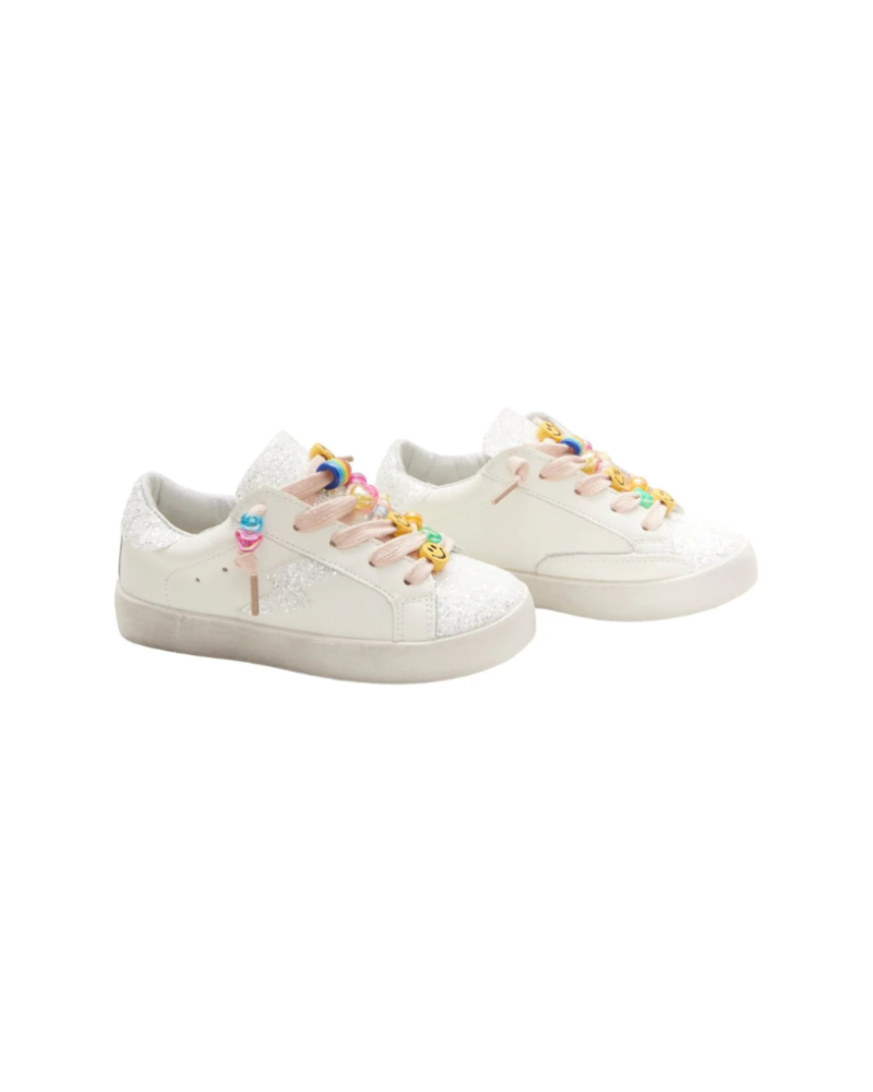 Mia Rainbow Beaded Sneakers image 0