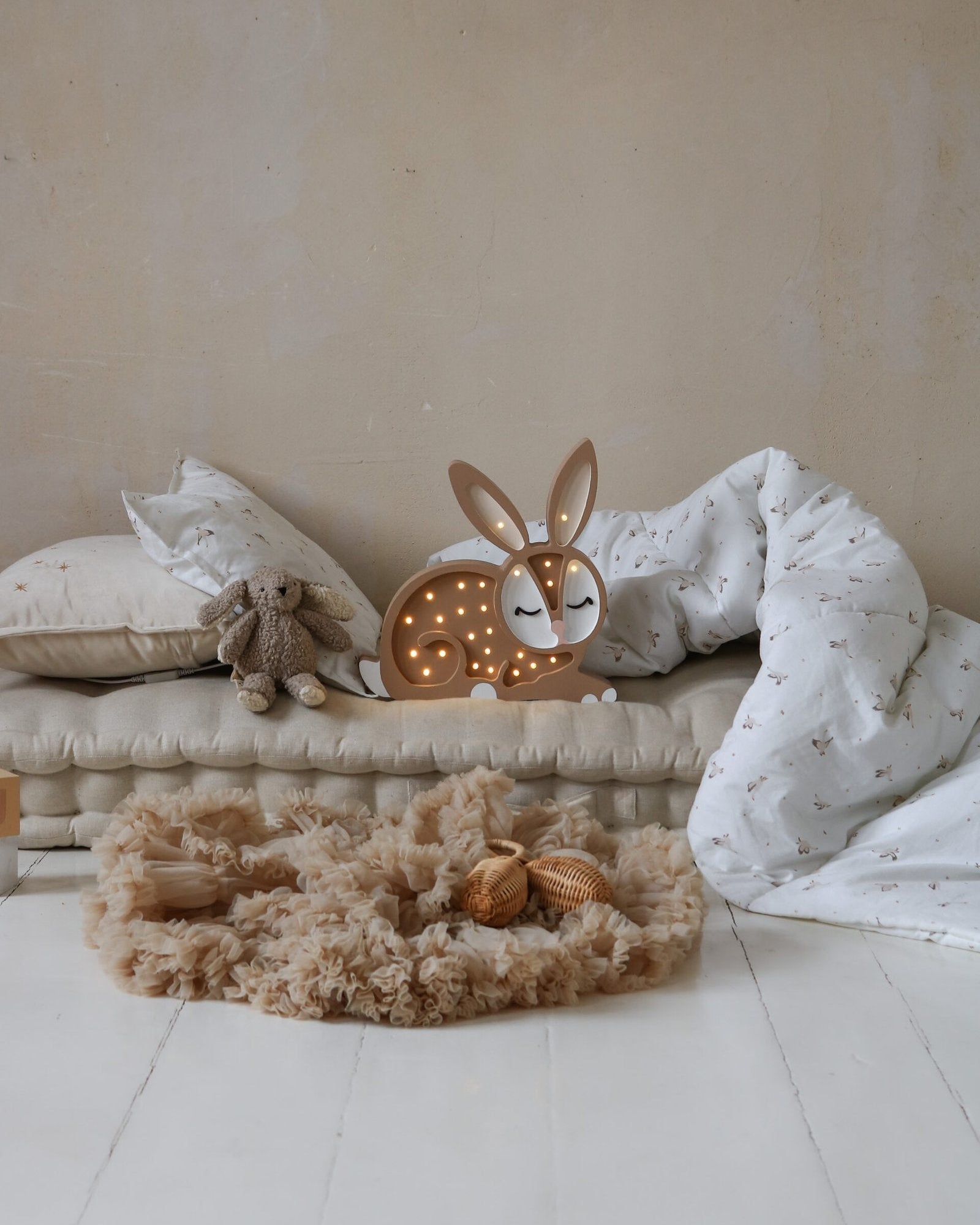 Bunny Lamp Chocolate Brown image 4