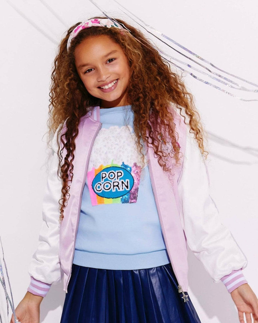 Pearls and Popcorn Sweatshirt   image 2