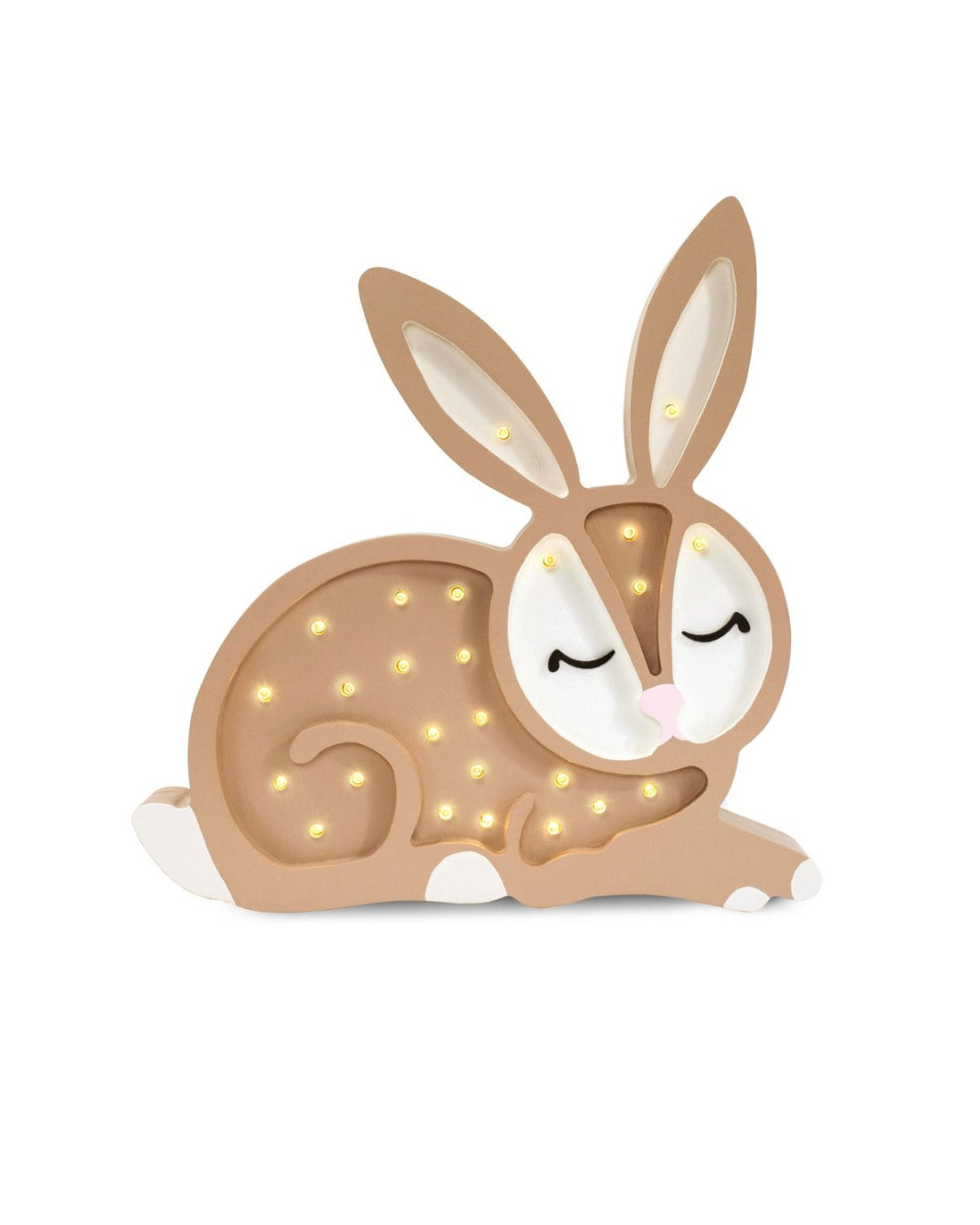 Bunny Lamp Chocolate Brown image 0