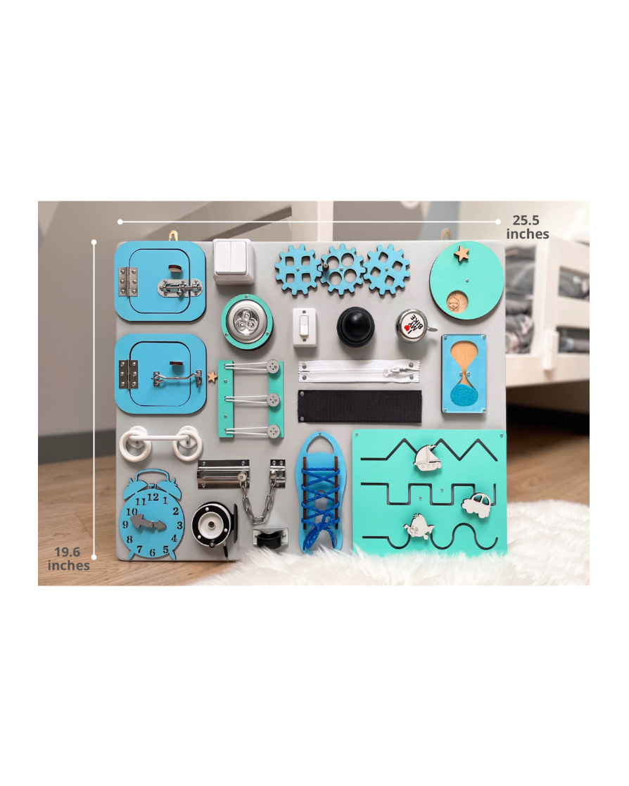 Busy Board MAXI (blue-mint) image 1