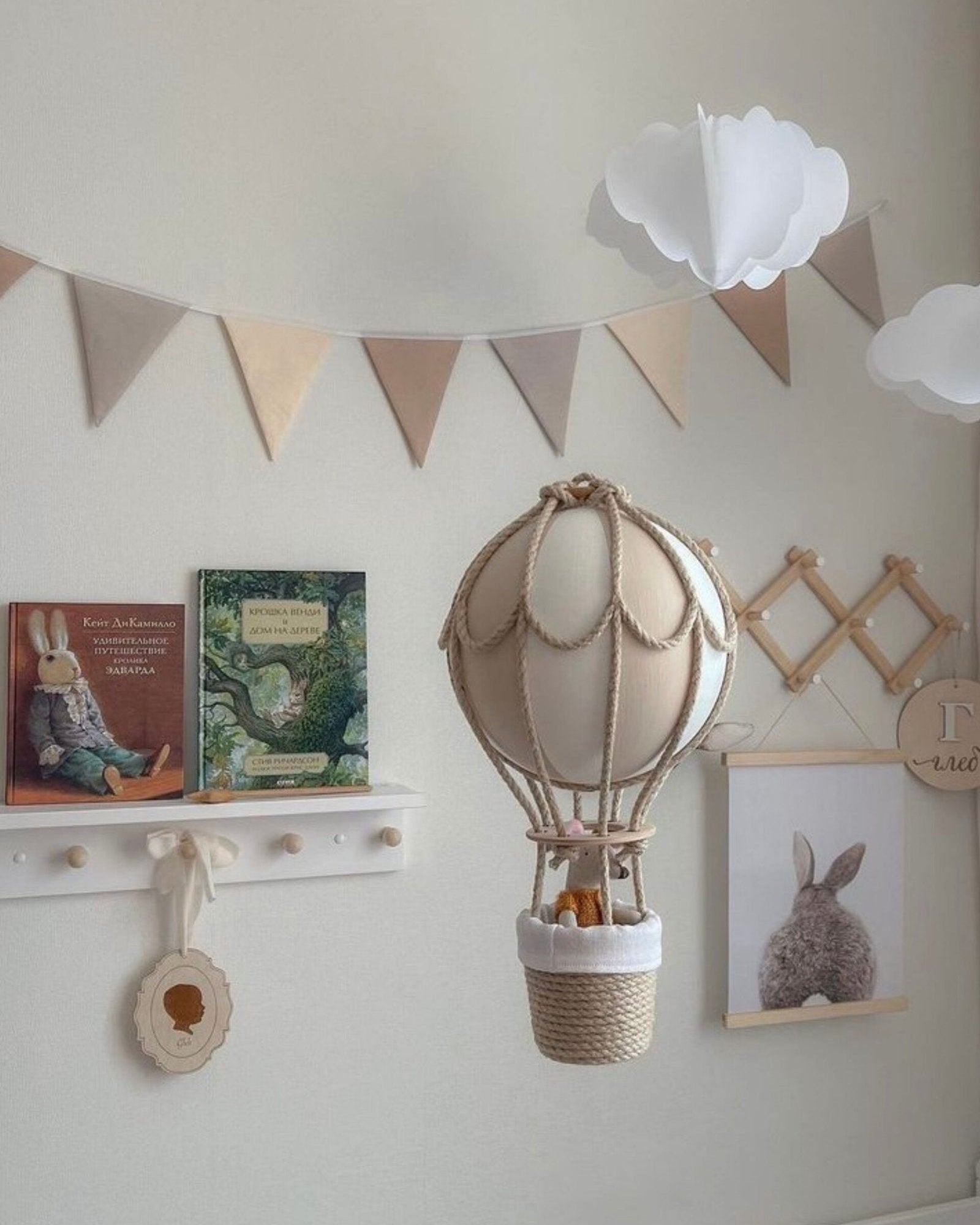 Hot Air Balloon Hanging (Size S) image 0