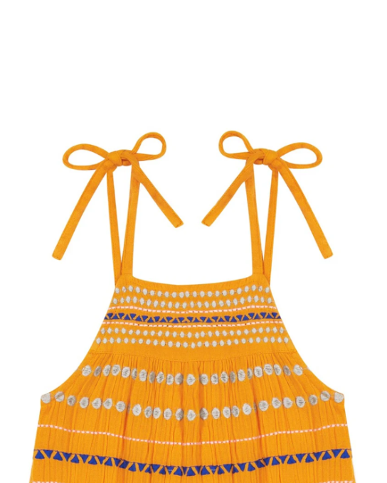 Marley Shoulder Tie Baby Romper image 2