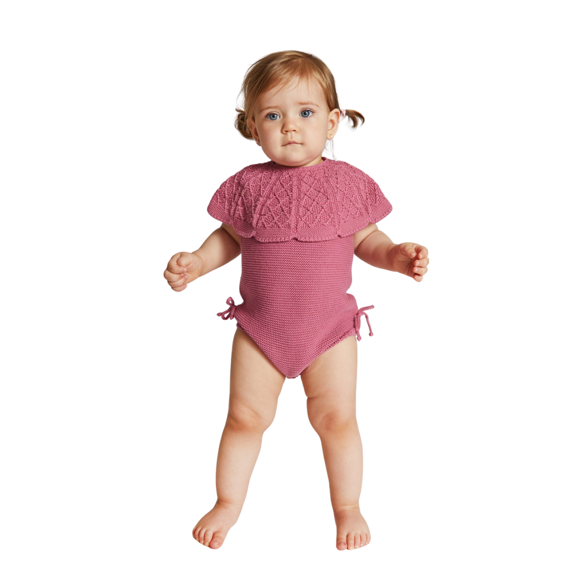 Cherry Bib Collar Romper image 0