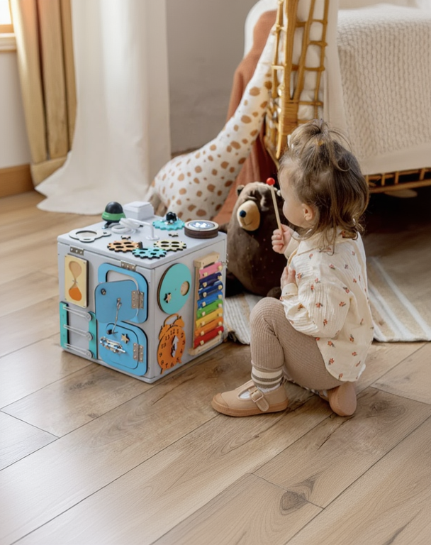 Busy Cube & Storage For Toys image 0