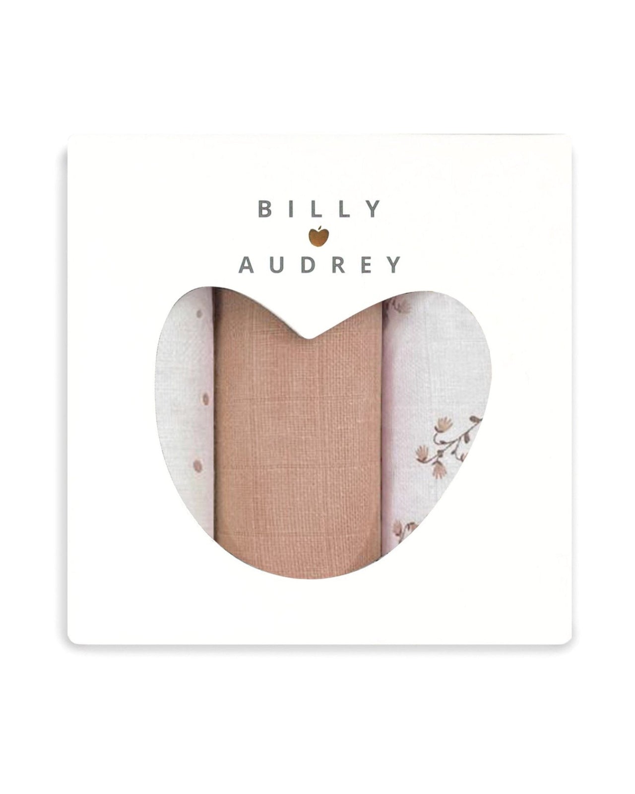 Three-Pack Of Muslin Gauze Cloths | Almond/Wildflowers image 0