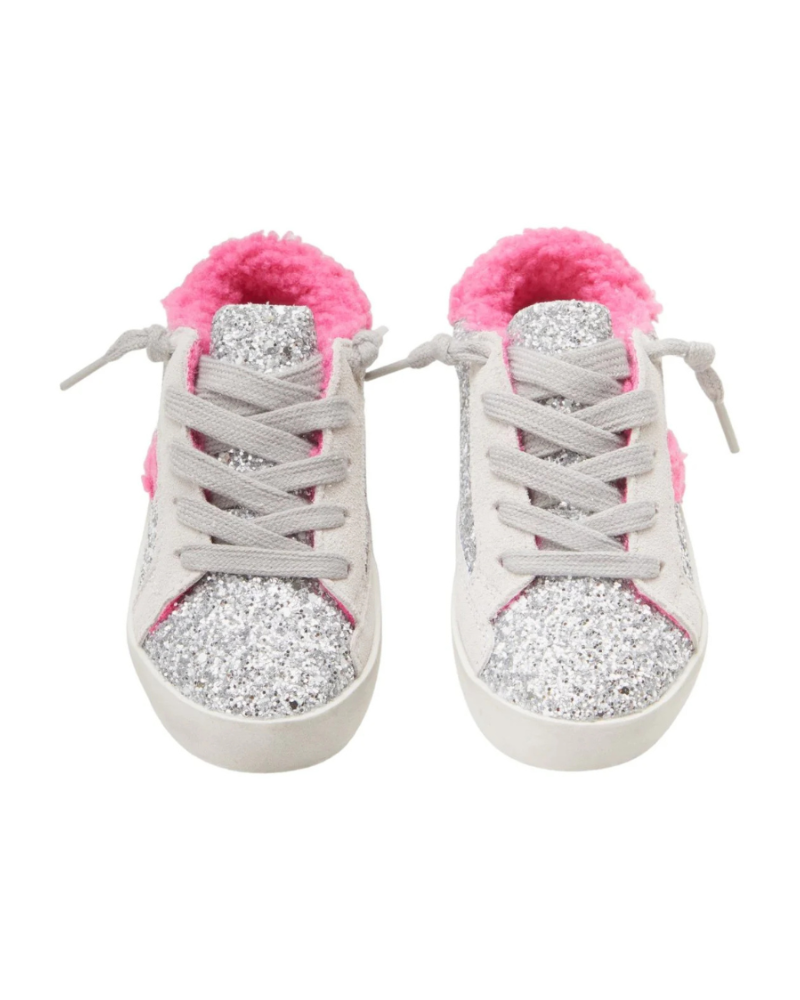 Ivy Glitter Fuzzy Bolt Sneakers image 1