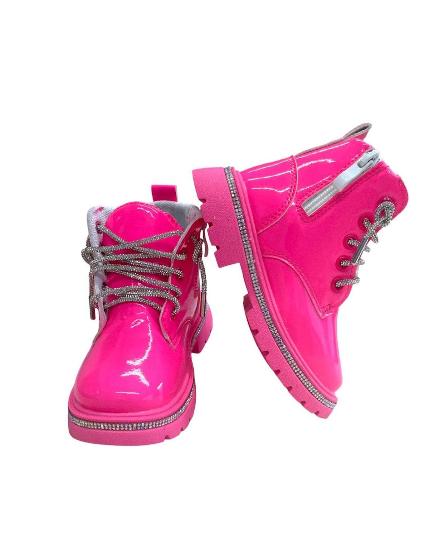 Hot Pink Crystal Boots image 3