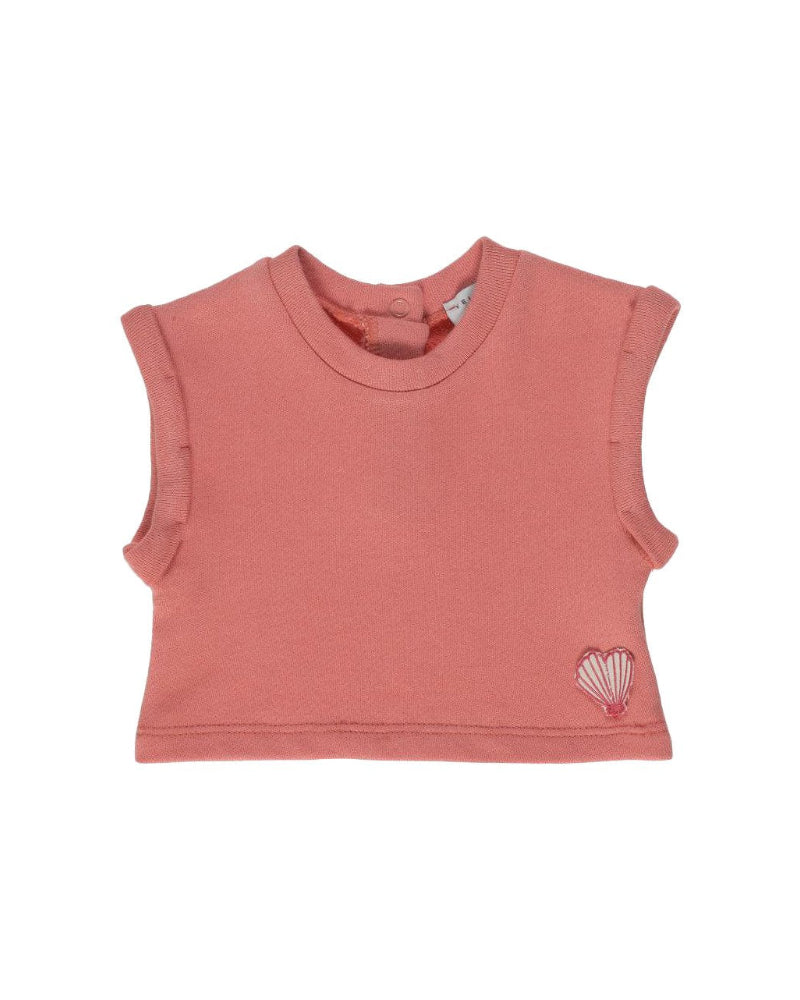 T-Shirt In Modal Blend Coral image 0