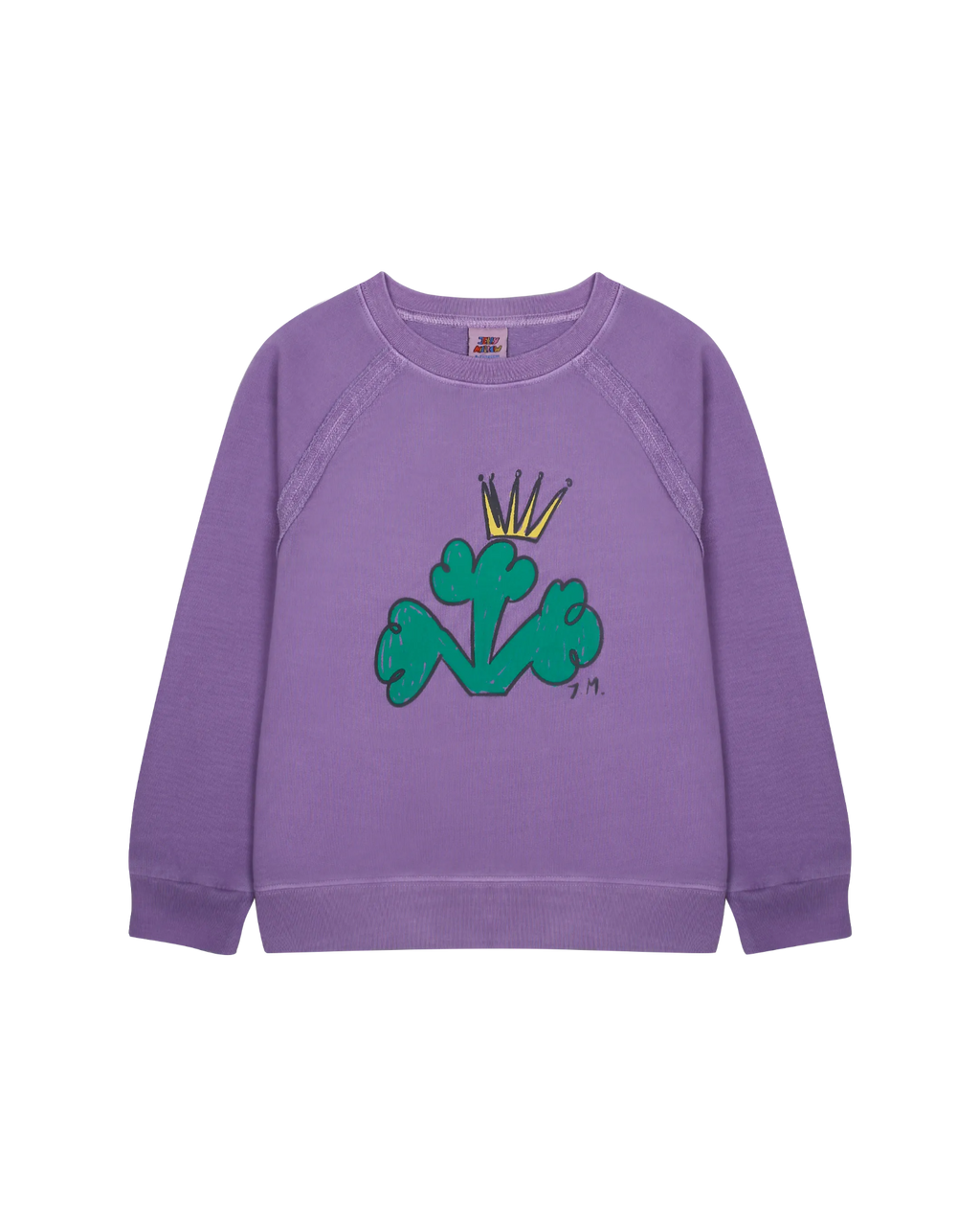 Broccoli Pigment Sweatshirt – Purple image 0